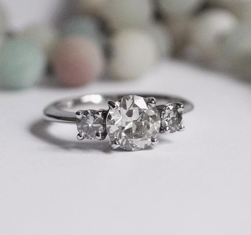 Classic 3 Stone Ring by Jaco the Jeweler (Copy)