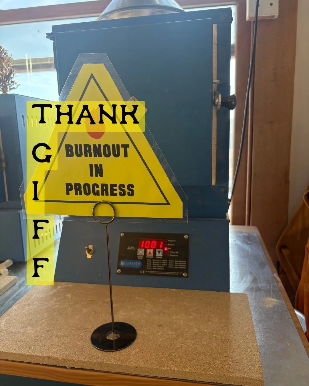 TGIFF now stands for Thank Goodness It&rsquo;s Foundry Friday!

If you are a metalsmith with basic casting experience, we invite you to come use Alloy on Foundry Fridays! You come in Thursday to prep, and Friday the Alloy studio is yours to cast!

Me