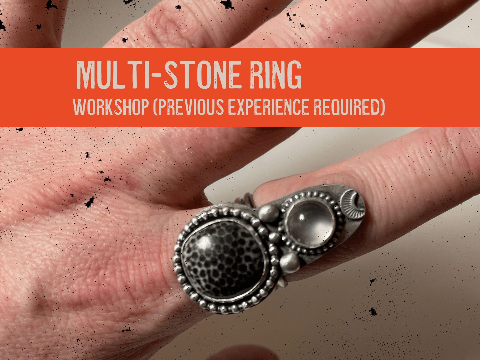 Multi-Stone Ring Workshop (Previous Experience Required), $295/ticket