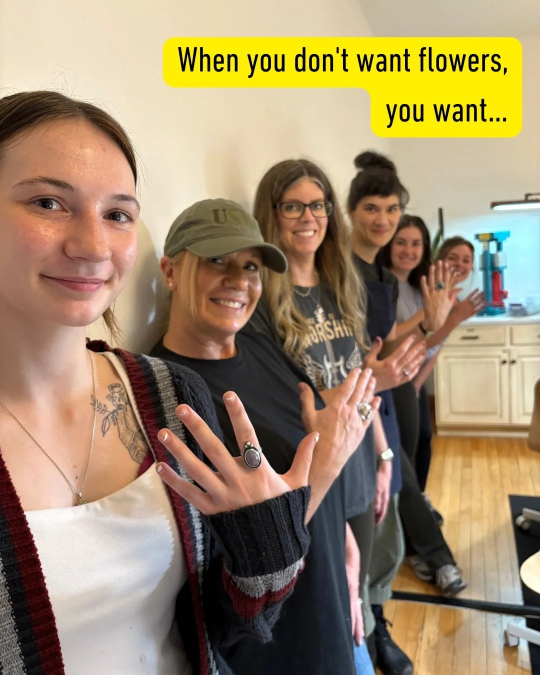 We don&rsquo;t know about you, but we will trade a stamped ring or forged hoops over flowers and chocolates any day!

SWIPE to see what you can make with your Valentine or Galentine&rsquo;s this month.

Send us a message if you are interested in a pr