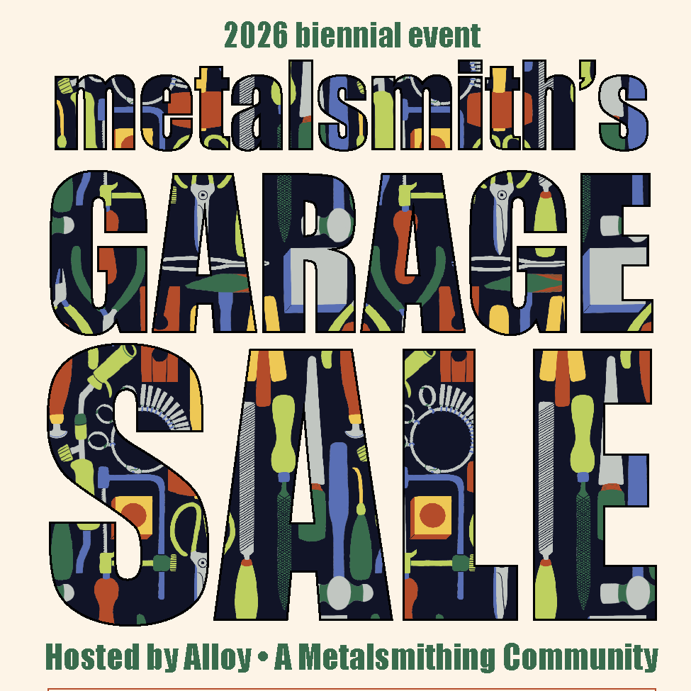 2026 Biennial Metalsmith’s Garage Sale