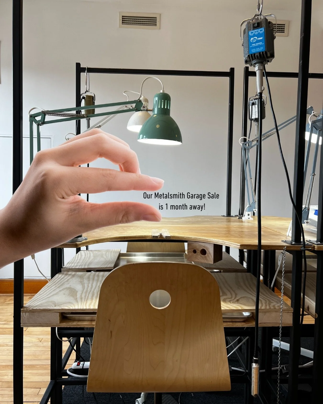 One month out. Save the date!

Metalsmith Garage Sale:
5/10 | 9AM&ndash;2PM
Crossroads Flea - 19th &amp; Wyandotte, KCMO

Come shop tools, supplies, materials, and finished pieces from local makers and metalsmiths. Want to sell? Vendor spots are stil