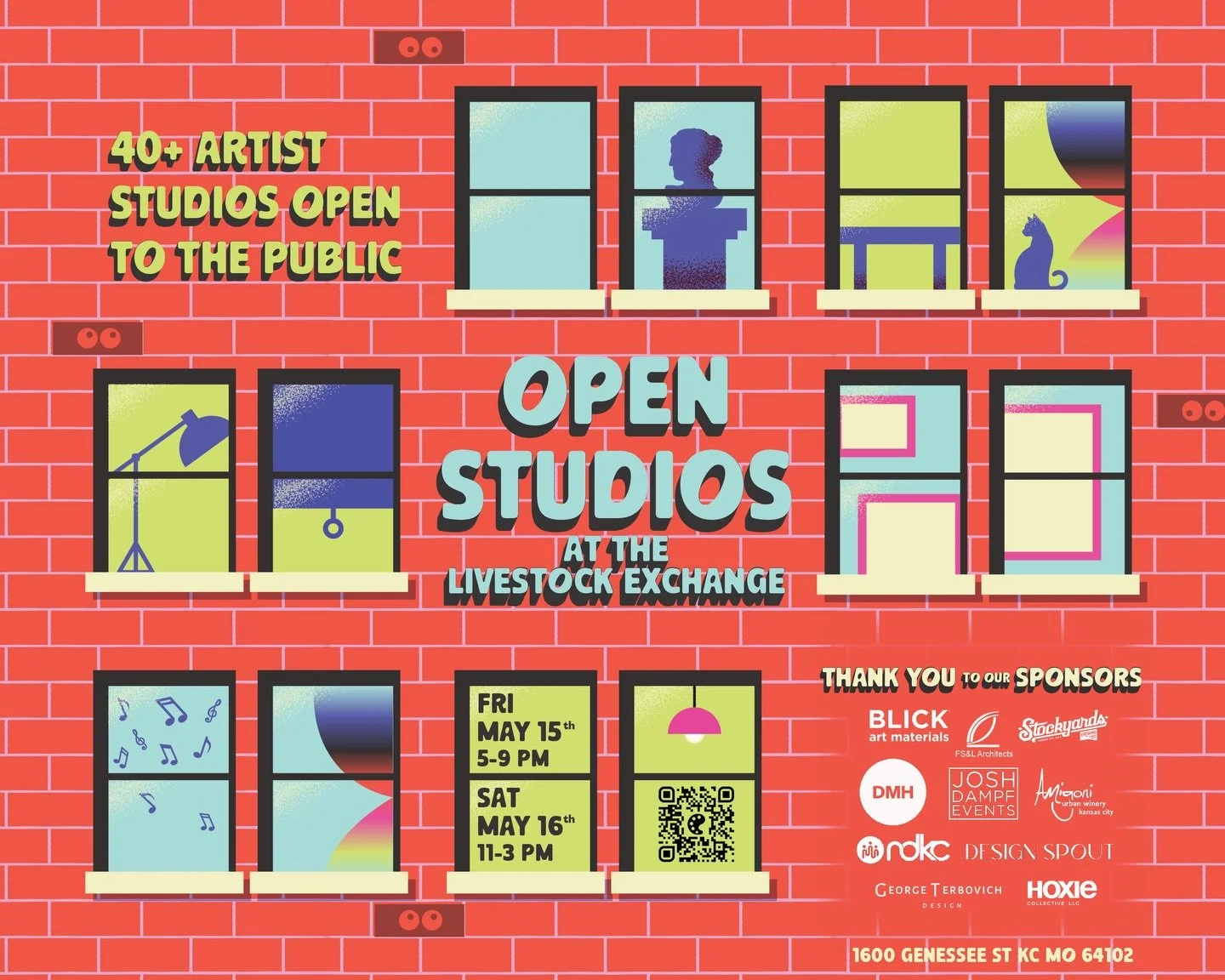 SAVE THE DATE! The historic Livestock Exchange Building is hosting Open Studios May 15&ndash;16, and yes, Alloy will be participating.
If you&rsquo;ve been wanting to see what&rsquo;s inside the LEB, Alloy and our fellow studios, (and meet the makers