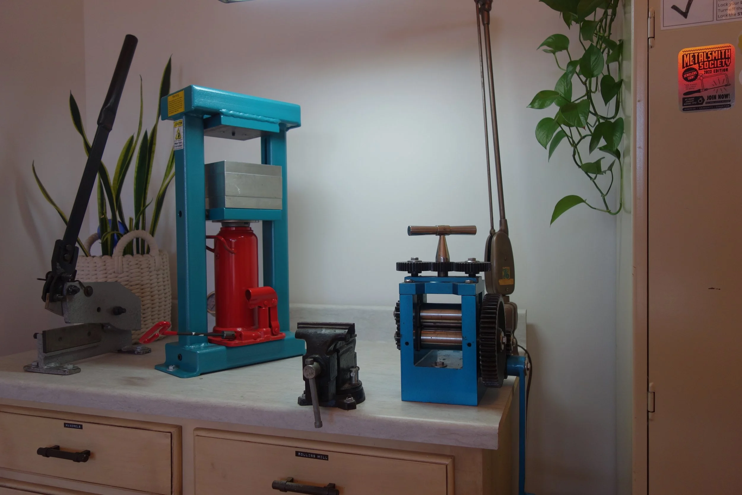 Hydraulic Press, Shear, Vice, Rolling Mill