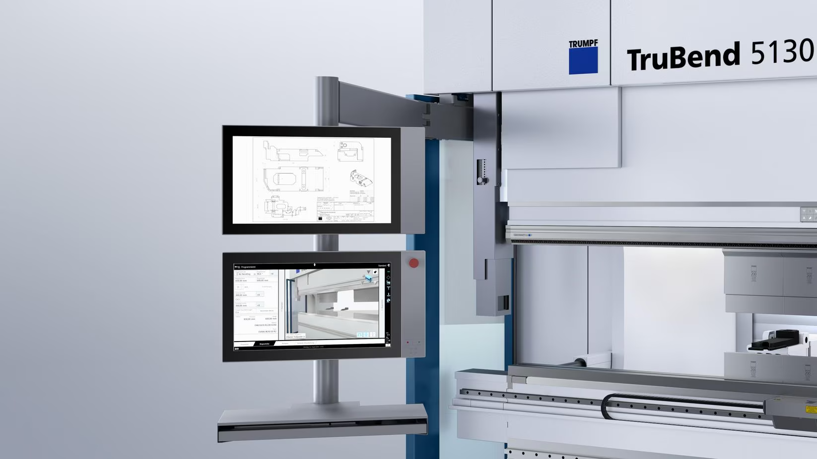 Program and produce simultaneously with an additional monitor and shop floor programming.