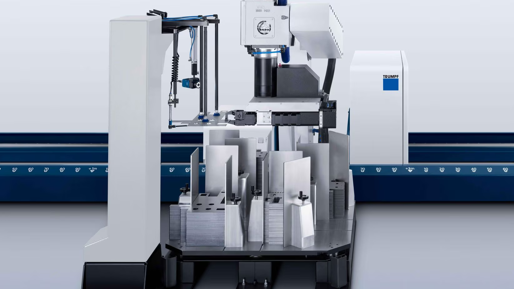 The small parts package consists of a sheet removal station and gripper.