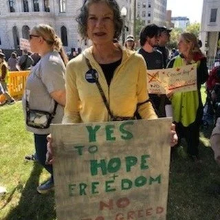 Staying strong for what matters!

Thanks to my pal Katherine Moore who sent me a message...

&quot;I did the Friday class on Saturday, before I spent hours marching in the No Kings Day crowd. I felt great even as I held my big sign over my head. Than