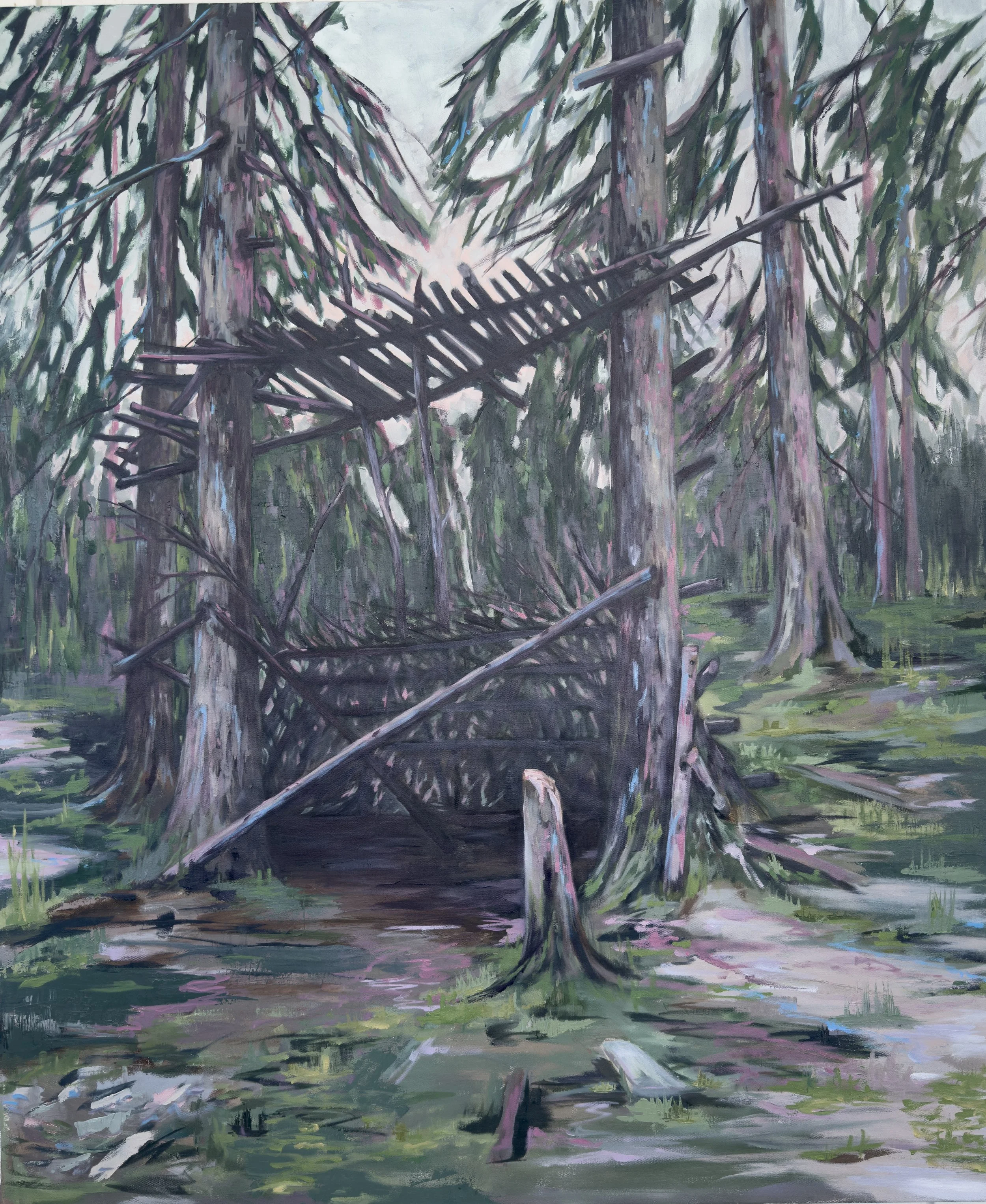 "In you, there is me", oil on canvas, 120 x 100 cm, 2026