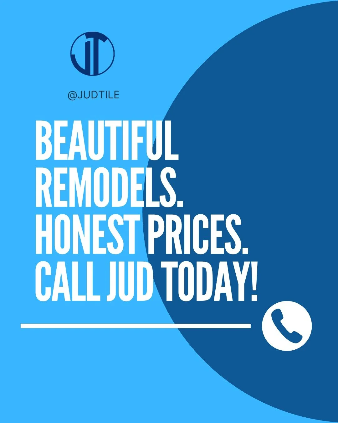 Your home deserves the upgrade you&rsquo;ve been dreaming about &mdash; and we make it easy. From baths and kitchens to full home makeovers, Jud Tile delivers high-quality work at a price that makes sense. Our schedule is filling up fast, so let&rsqu