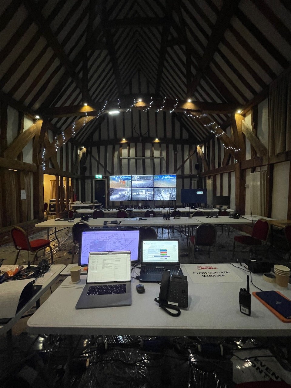 Liam Gallagher at Knebworth - Control Room Staffing