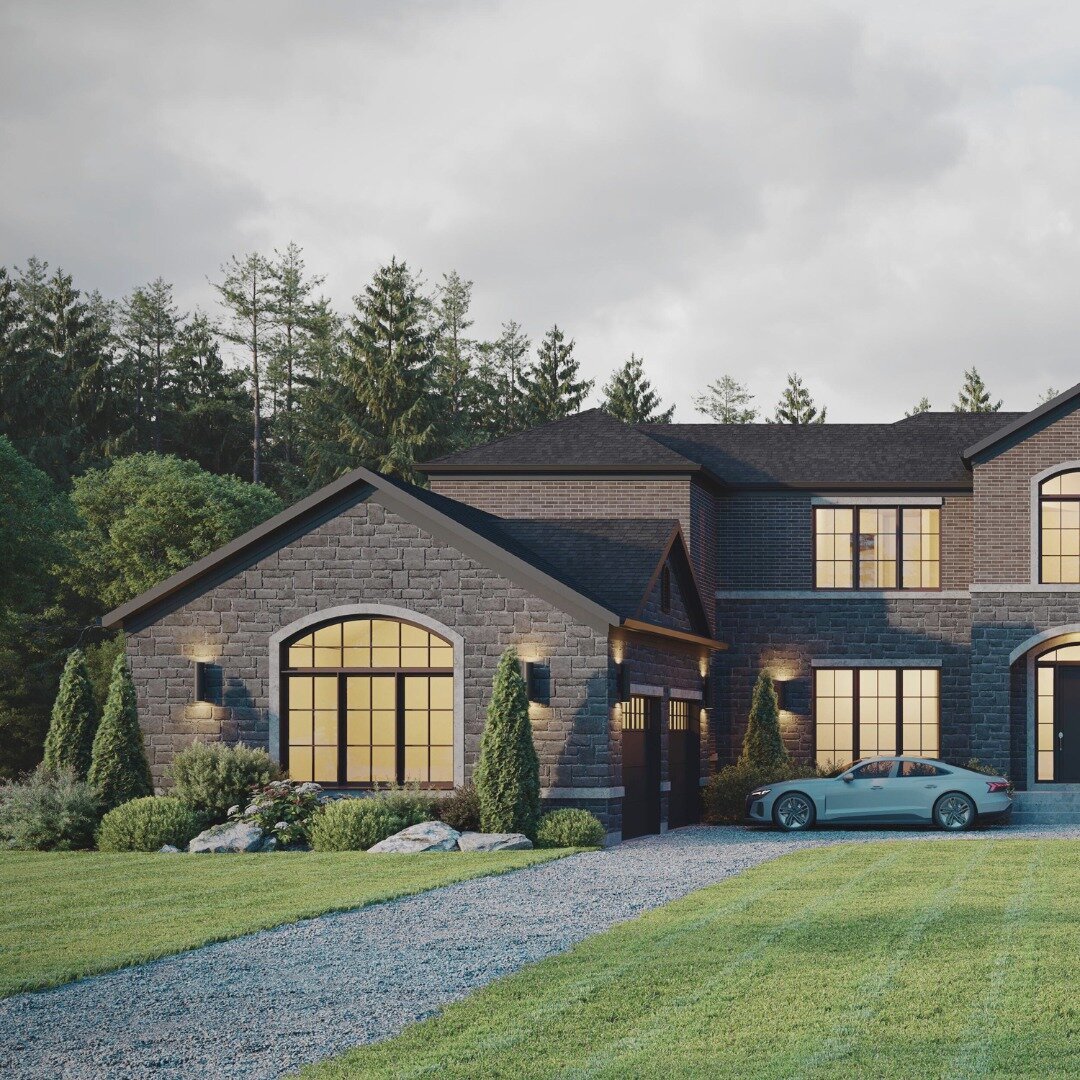 We are excited to see these beautiful homes built.
Do you like the dark or the white elevation? 
See our previous post for the white elevation.

Architecture &amp; Rendering: Stamp and Hammer
Builder: @twelve_stone_group
_____________________________