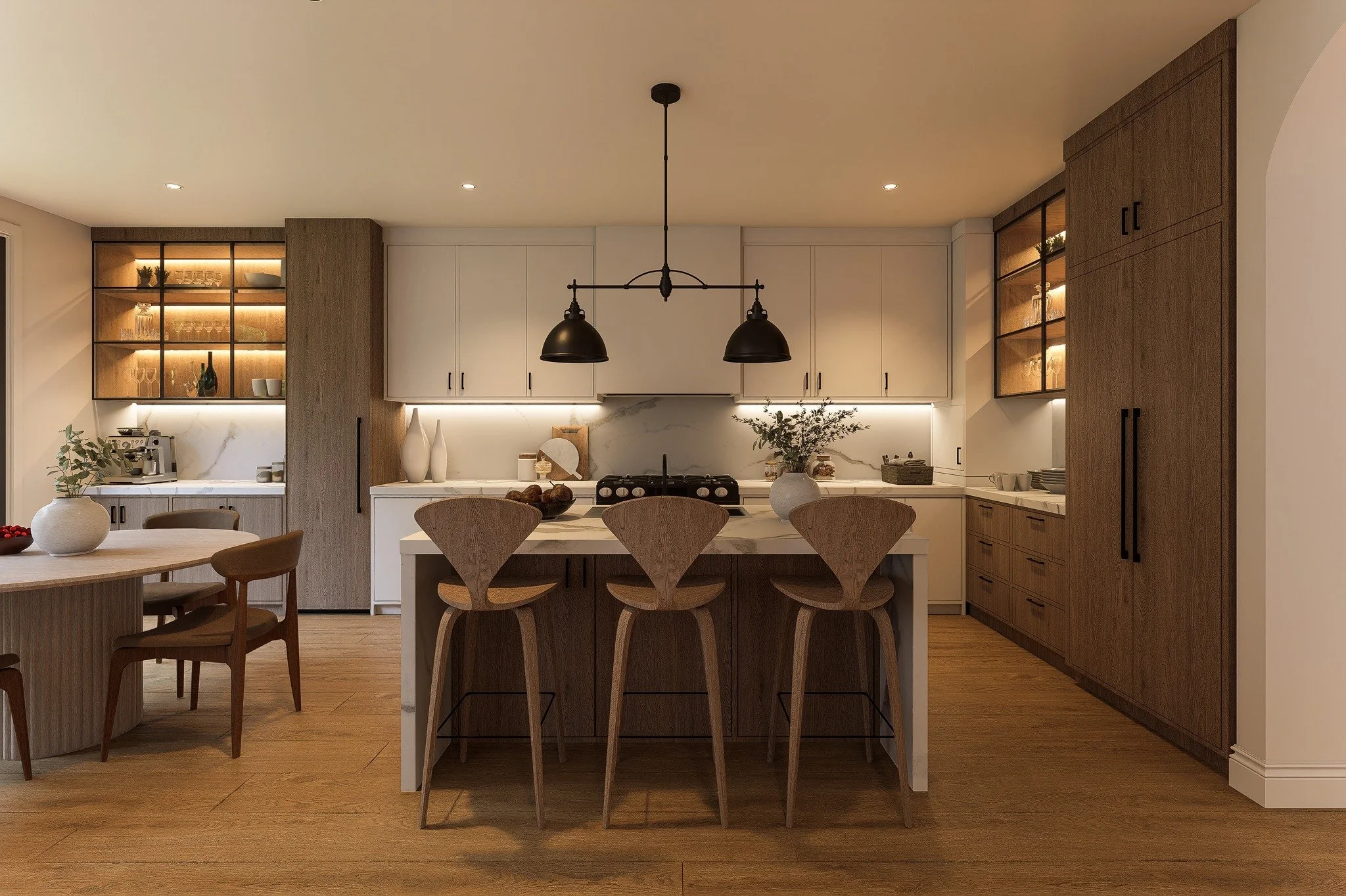 Three countertop concepts.
Three completely different moods.
One interior renovation that&rsquo;s getting very close to reveal. 🤍

Swipe to see the options we&rsquo;re exploring &mdash; a light crisp-toned white, a warmer soft-veined stone or  a dar