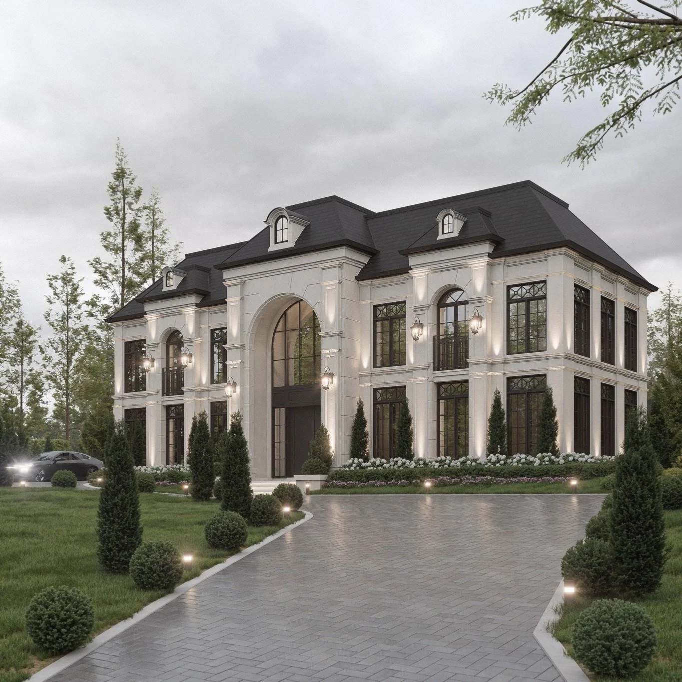 Steeped in romance. Rooted in elegance. Designed to impress. ✨🏰
Our newest French Ch&acirc;teau&ndash;inspired home captures timeless European grandeur with a modern architectural edge &mdash; soaring rooflines, refined stonework, and moments of qui
