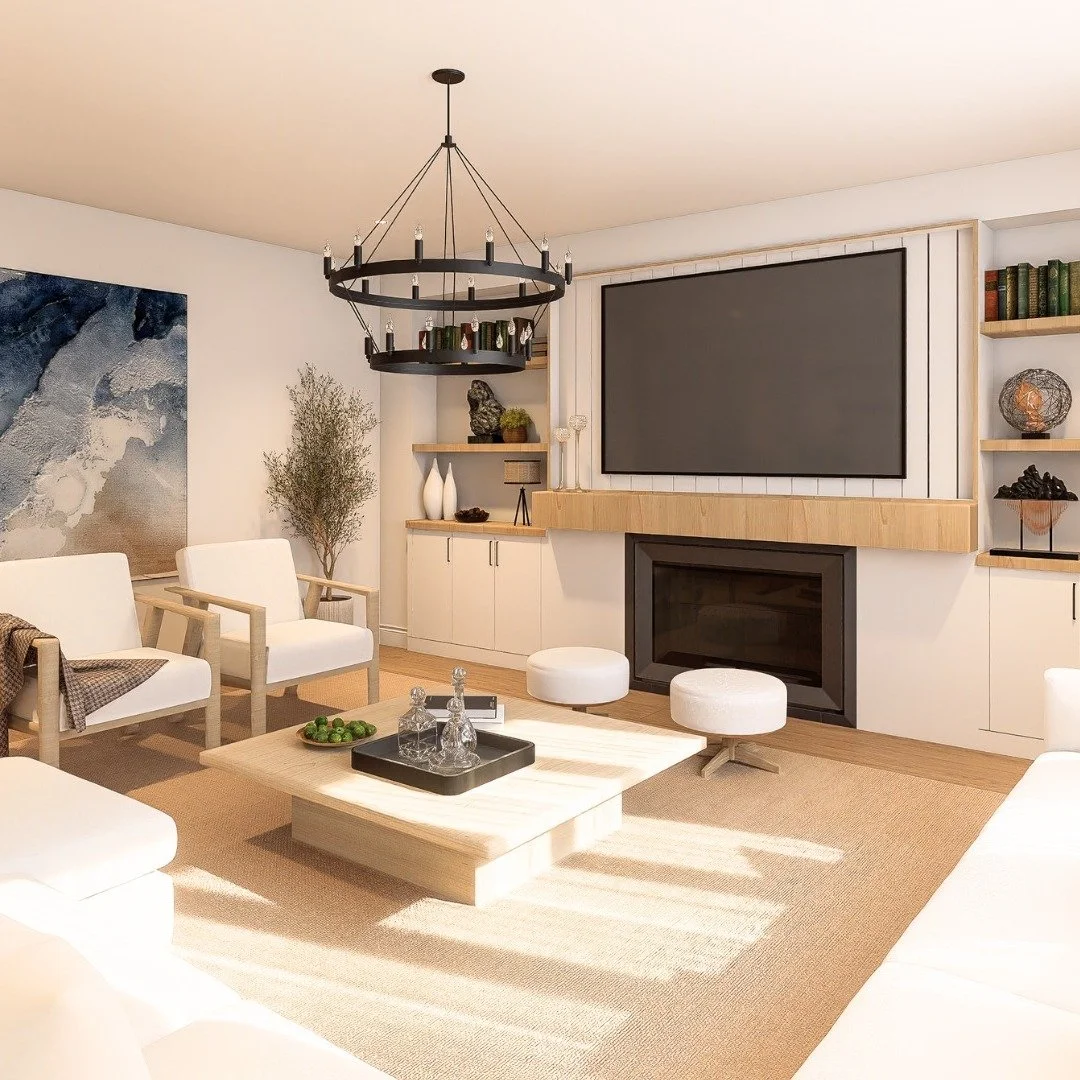 There&rsquo;s something special about this interior on a sunny day &mdash; the whole space just glows. The light white oak floors, the soft cream Scandinavian furniture, and the gentle natural light all work together to create this calm, airy atmosph