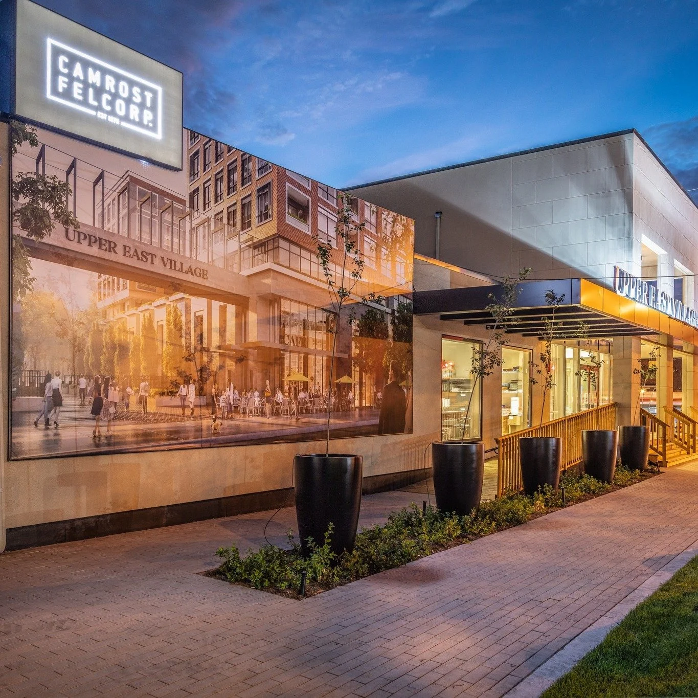 A little throwback to our Upper East Village presentation centre in Leaside ✨
Designed to tell the story before the first shovel hit the ground&mdash;clean lines, layered materials, and just enough atmosphere to let people feel what the community wou