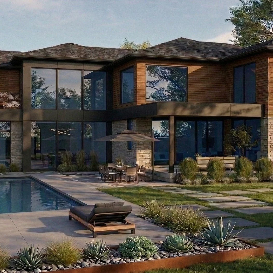 Modern design doesn&rsquo;t end at the back door &mdash; it extends into how the home is experienced as a whole.

For this project, the landscape and backyard were considered from the very beginning. Clean lines carry outward, materials stay consiste