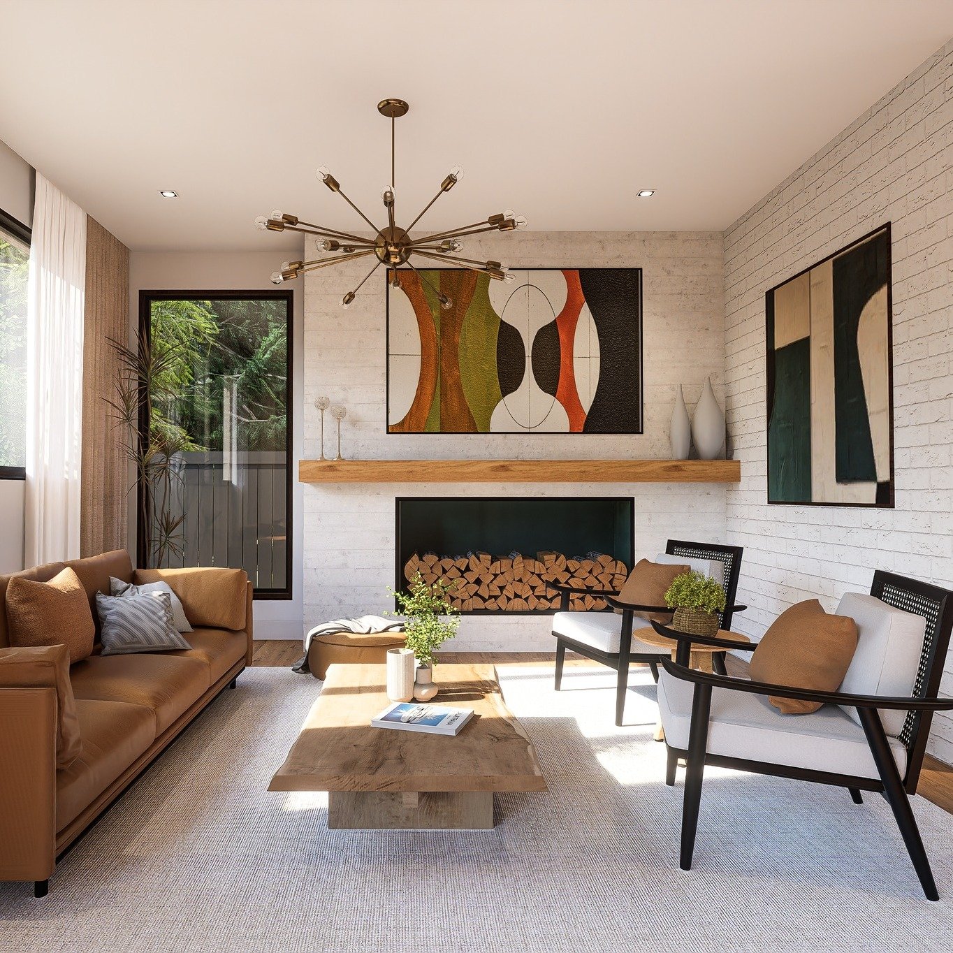 Our client have such a love for mid-century design, and you can feel it in every corner of this space.

It&rsquo;s clean and simple, but still warm and full of character&mdash;beautiful wood tones, thoughtful pieces, and nothing that feels overdone.
