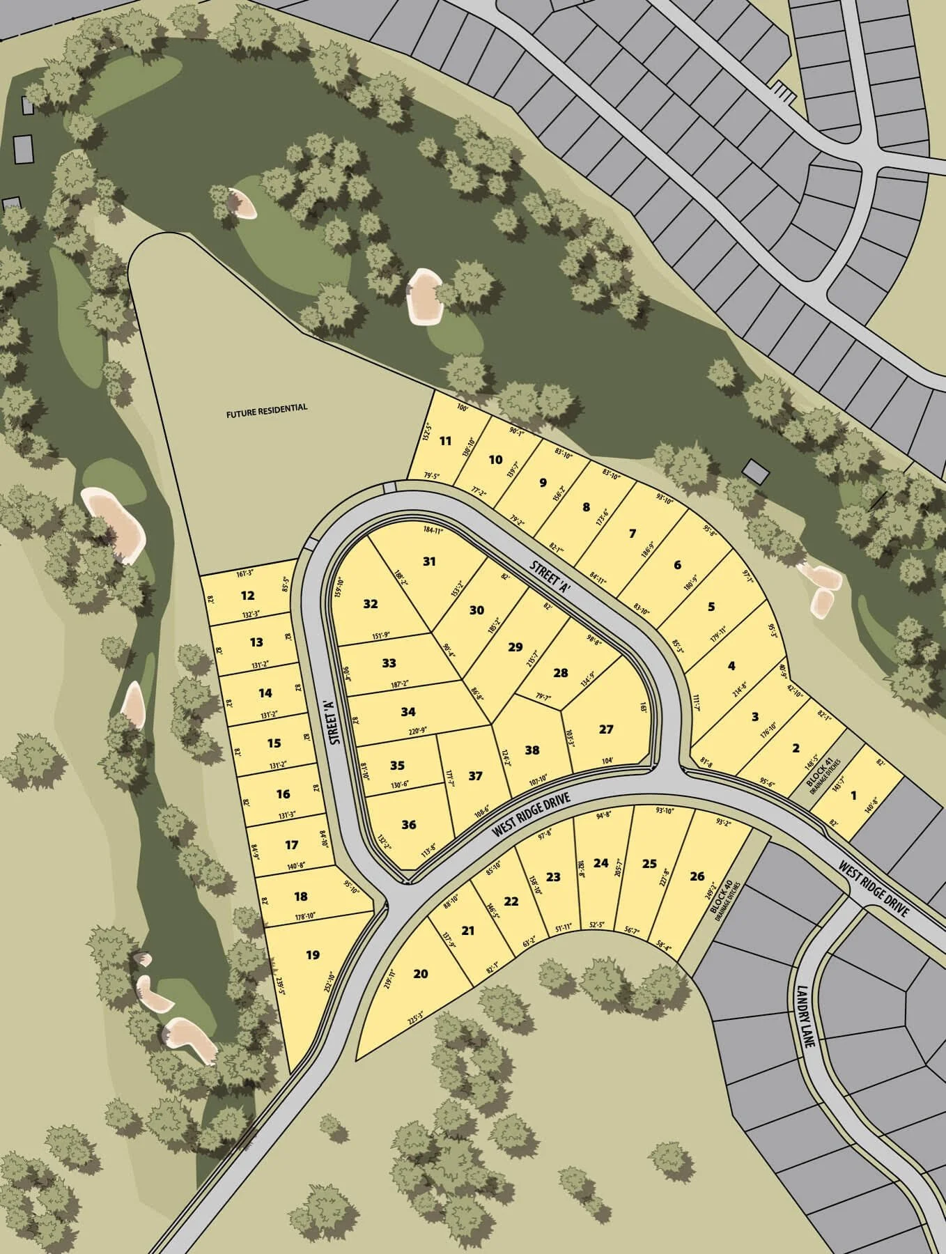 Lora Bay exclusive community in Georgian Bay site plan