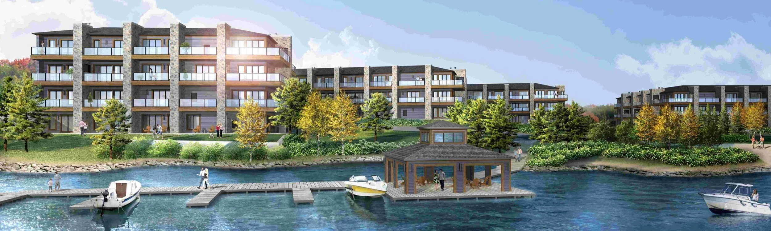 Cresent Bay, Huntsville, Condo, Lakeview, Dock, Toronto, Architect