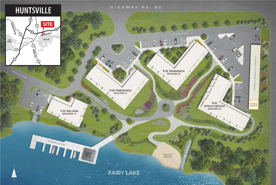 Crescent Bay, Huntsville, Site Plan, Toronto, Architect