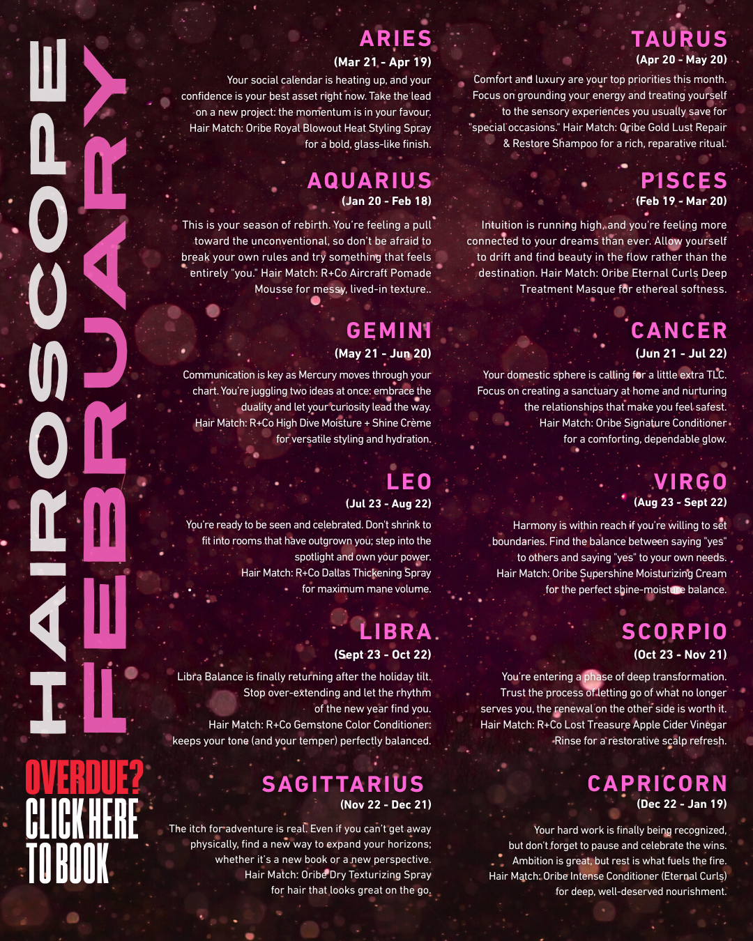 Euphoria 158 Hairoscopes for February 2026