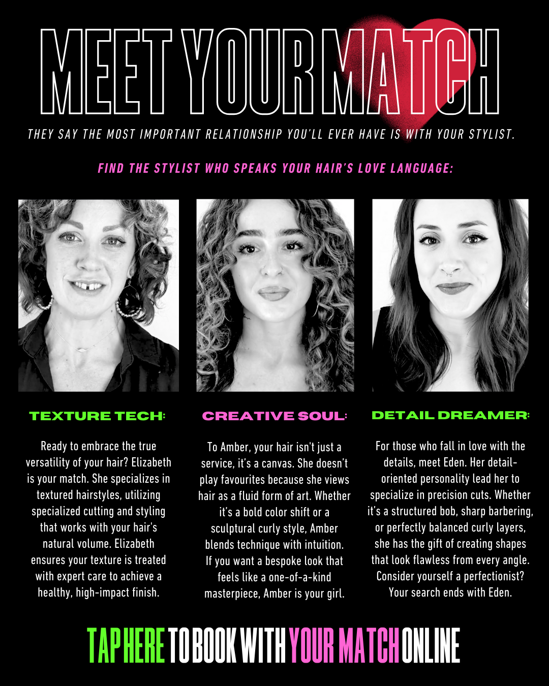 Meet our stylists @ Euphoria 158 Hair Salon, Hamilton, Ontario