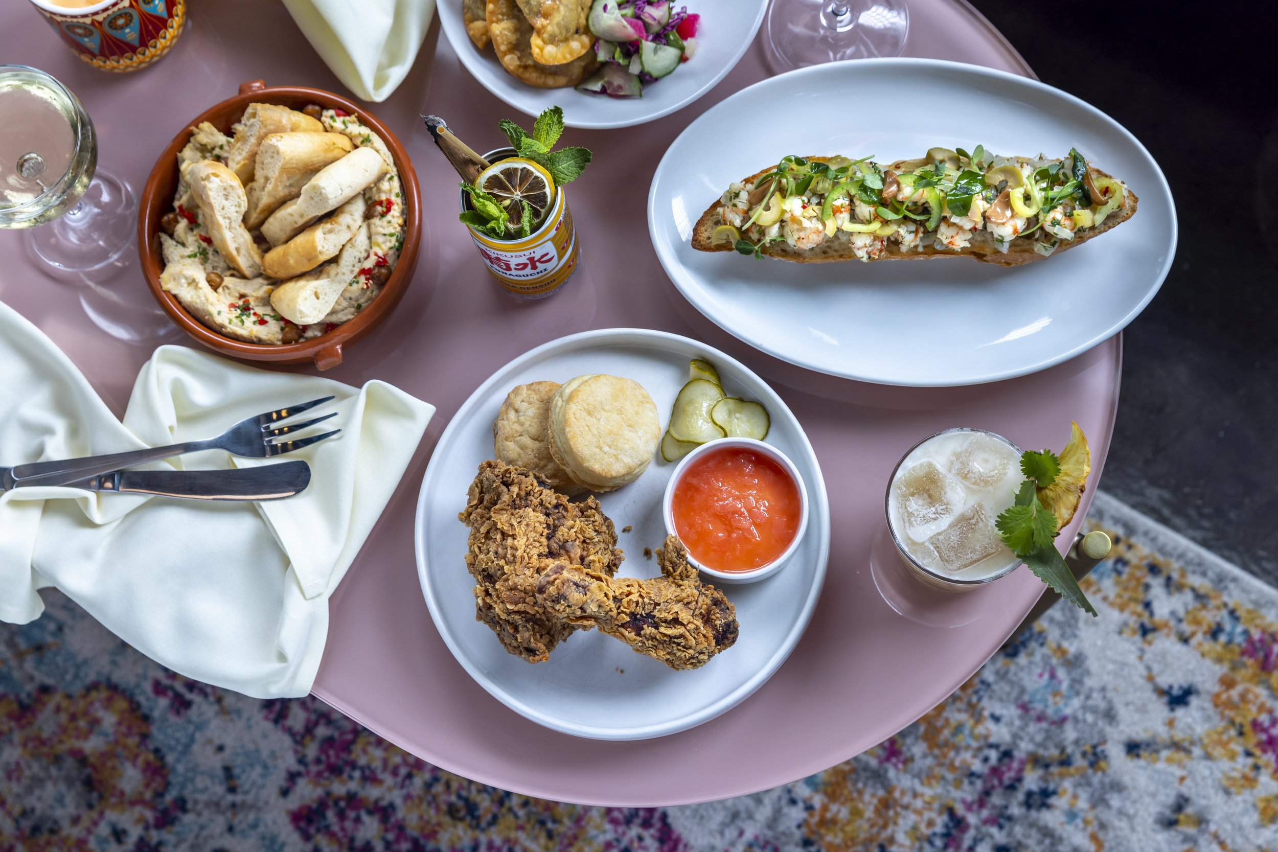 coffee table with food & drink df.JPG