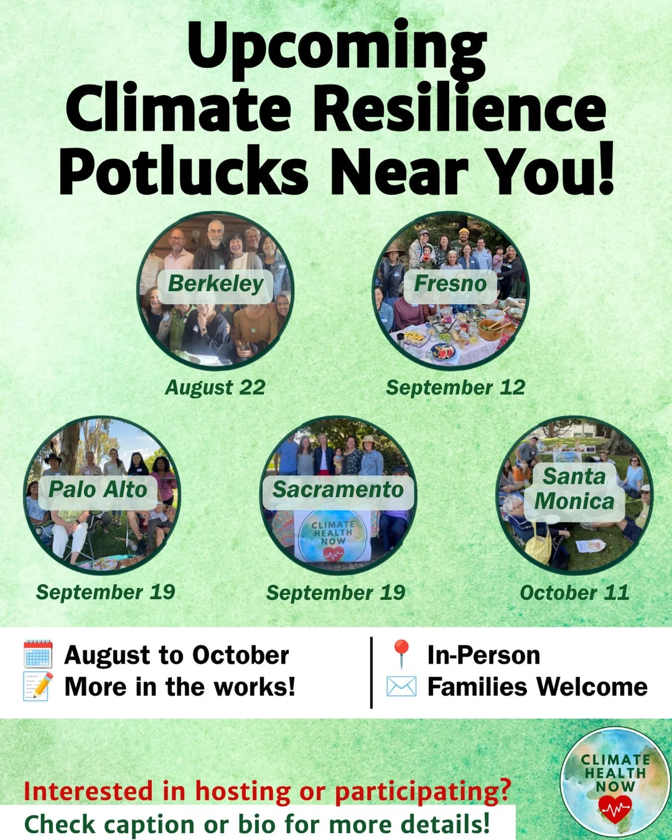 Check out &ldquo;Potluck Resources&rdquo; in bio for more details!

@ccejn 
@climatecorps 
@climateactionsm 

#ClimateResilience #CommunityBuilding #PotluckSeries #ClimateAdvocacy #climatehealthnow
