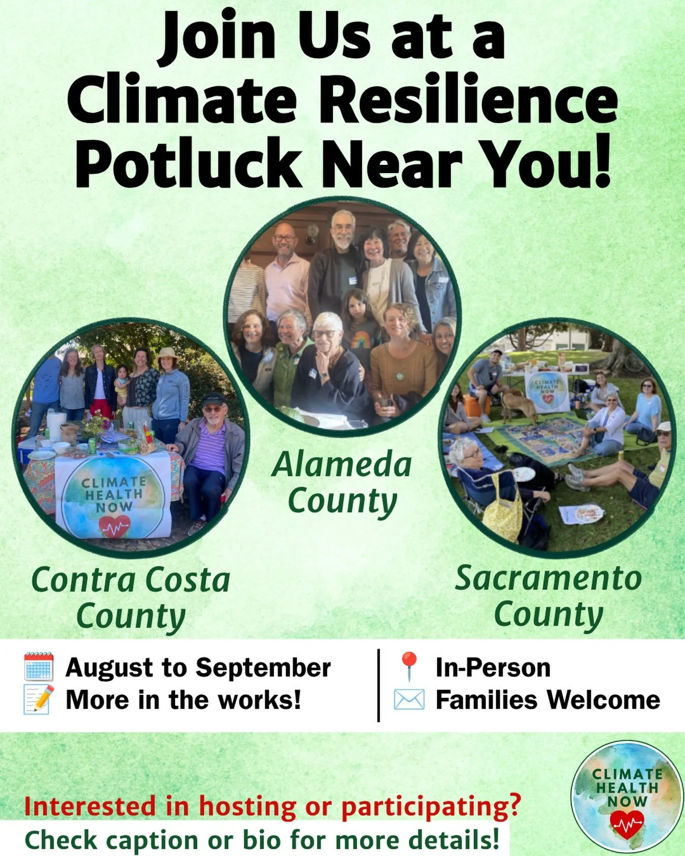 Check out &ldquo;Potluck Resources&rdquo; in bio for more details!

#ClimateResilience #CommunityBuilding #PotluckSeries #ClimateAdvocacy #climatehealthnow