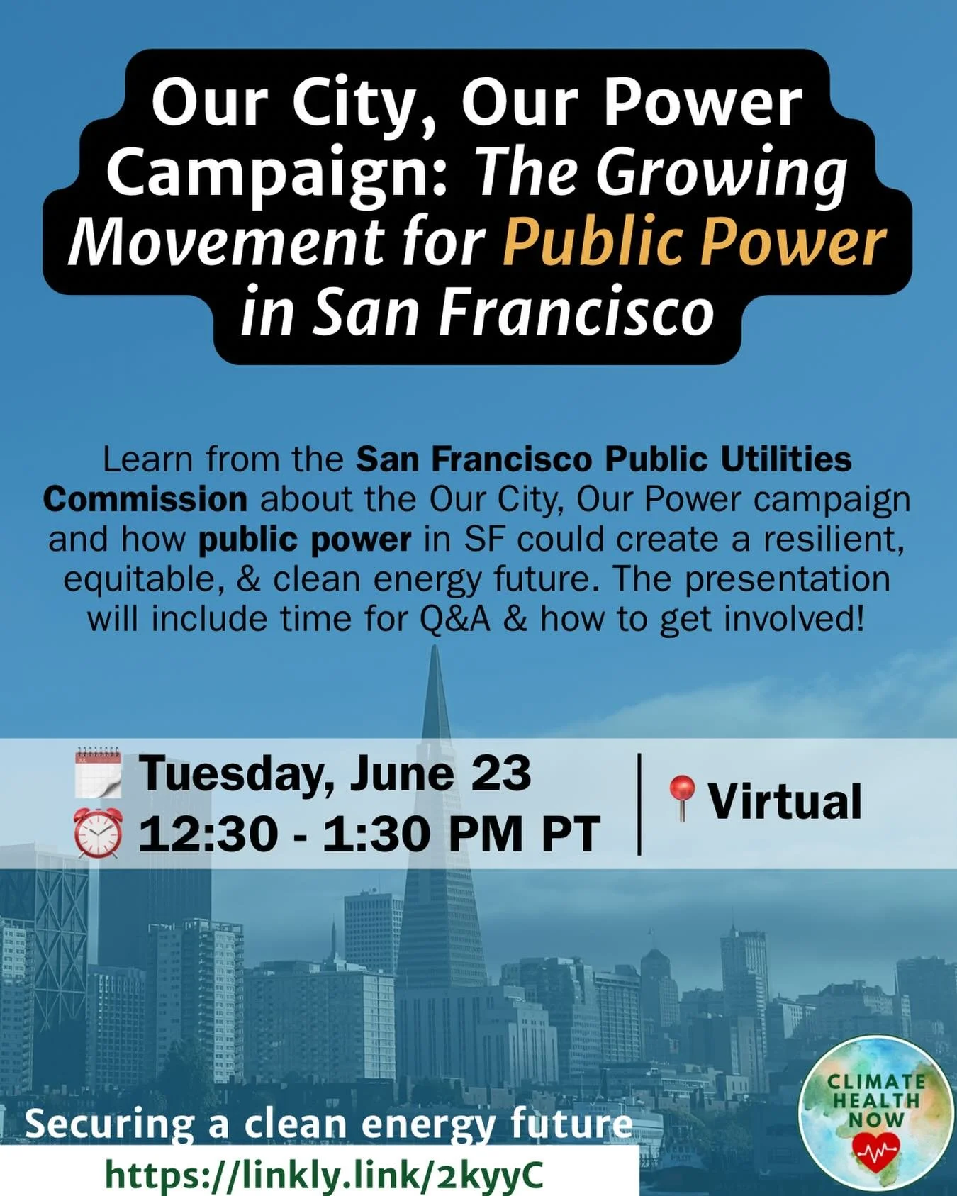 Register here: 
https://linkly.link/2kyyC 

@mysfpuc 

#publicpower #cleanenergy #healthequity #climateresilience #climatehealthnow
