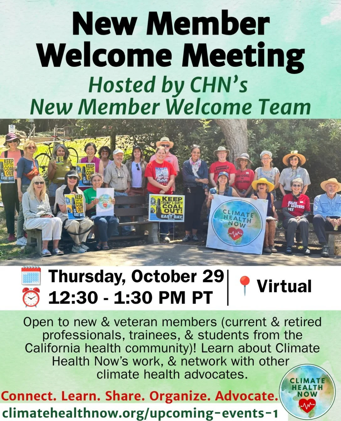 Register by going to our website and checking out the &ldquo;Upcoming Events&rdquo; tab. Please spread the word to any member of the California health community!

#Californiahealthcommunity #communitybuilding #climatehealthadvocates #healthstudents #