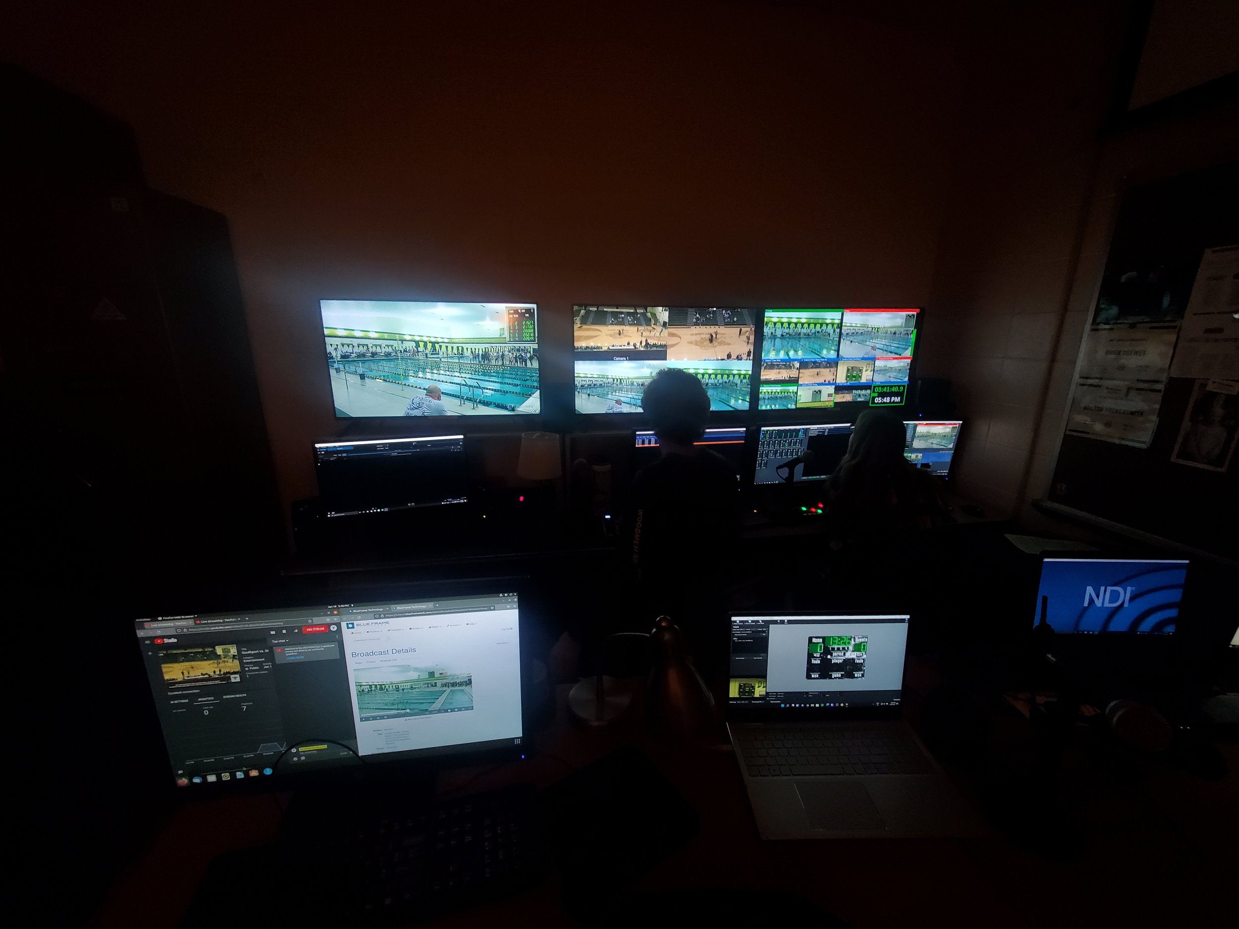 WBN Video Control Room created by SLP.