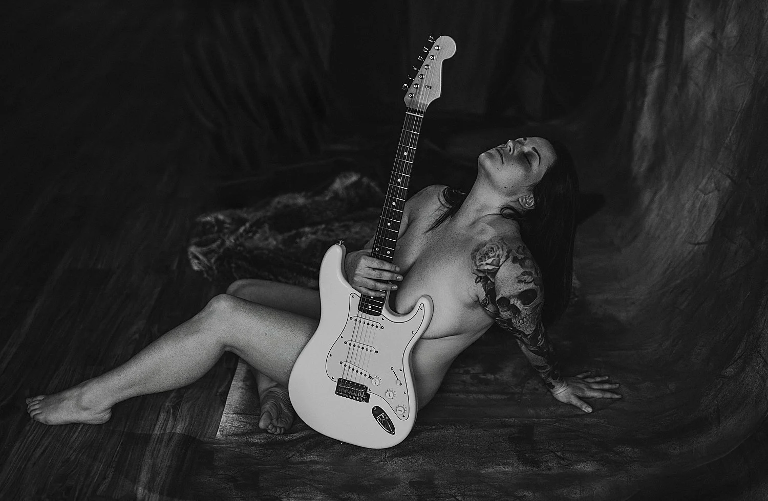 Empowering Session at The Studio | New Hampshire Boudoir Photographer