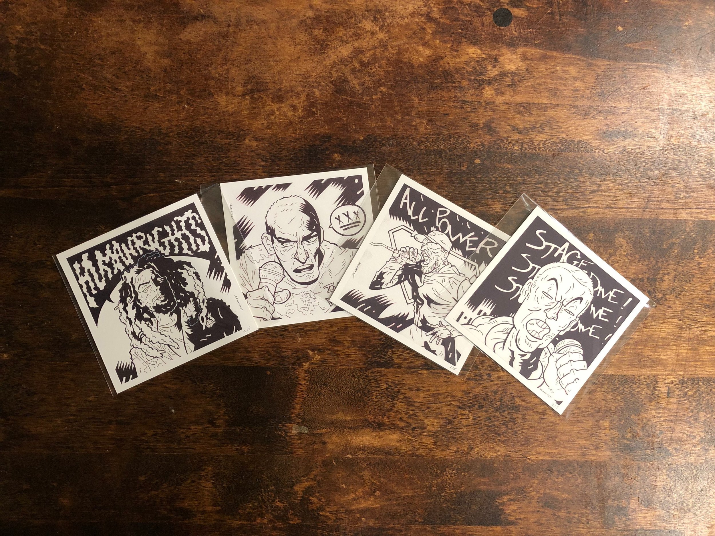 Faces of Hardcore Print Set
