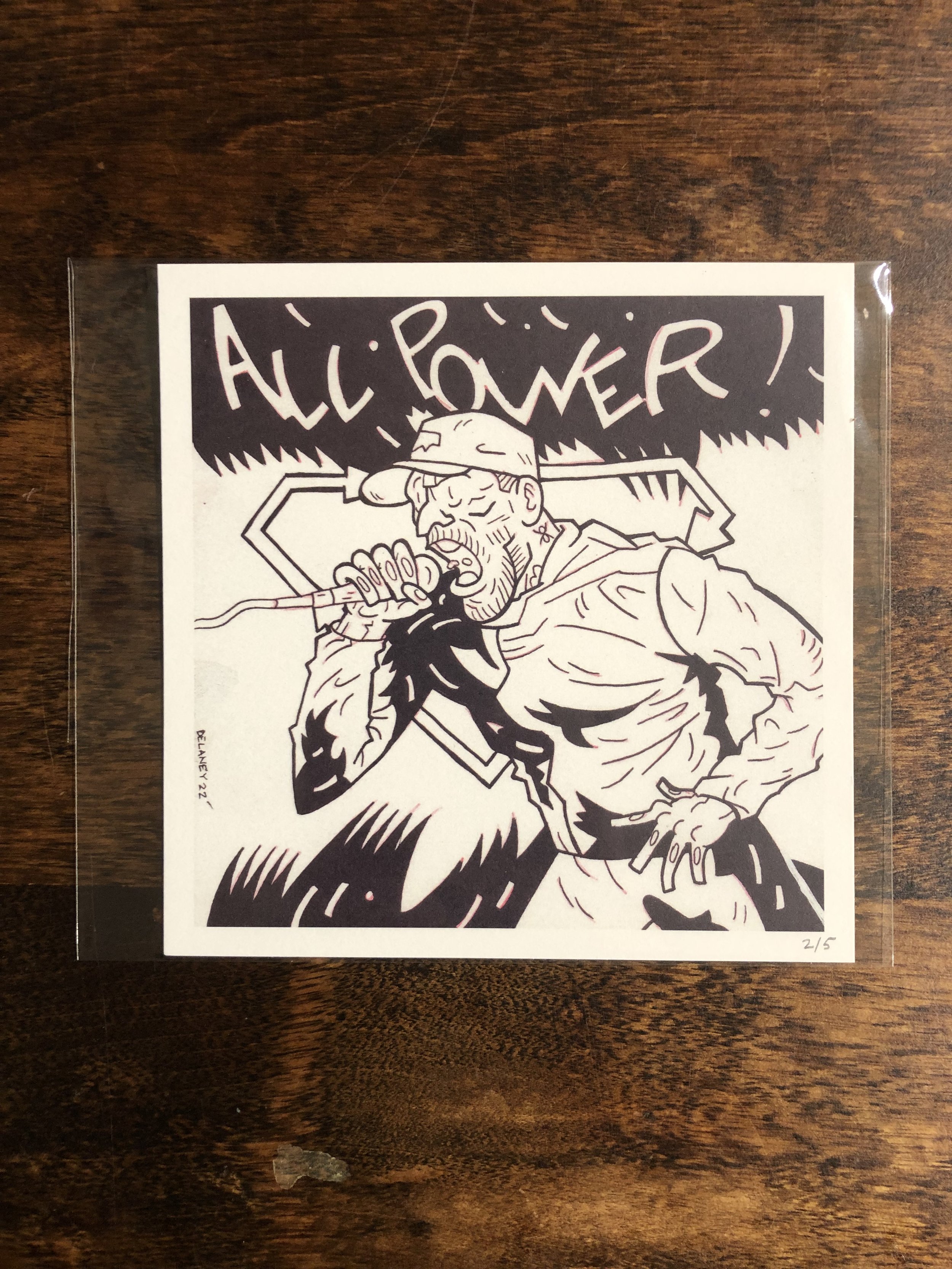 "Jesse Barnett" - Face of Hardcore Print