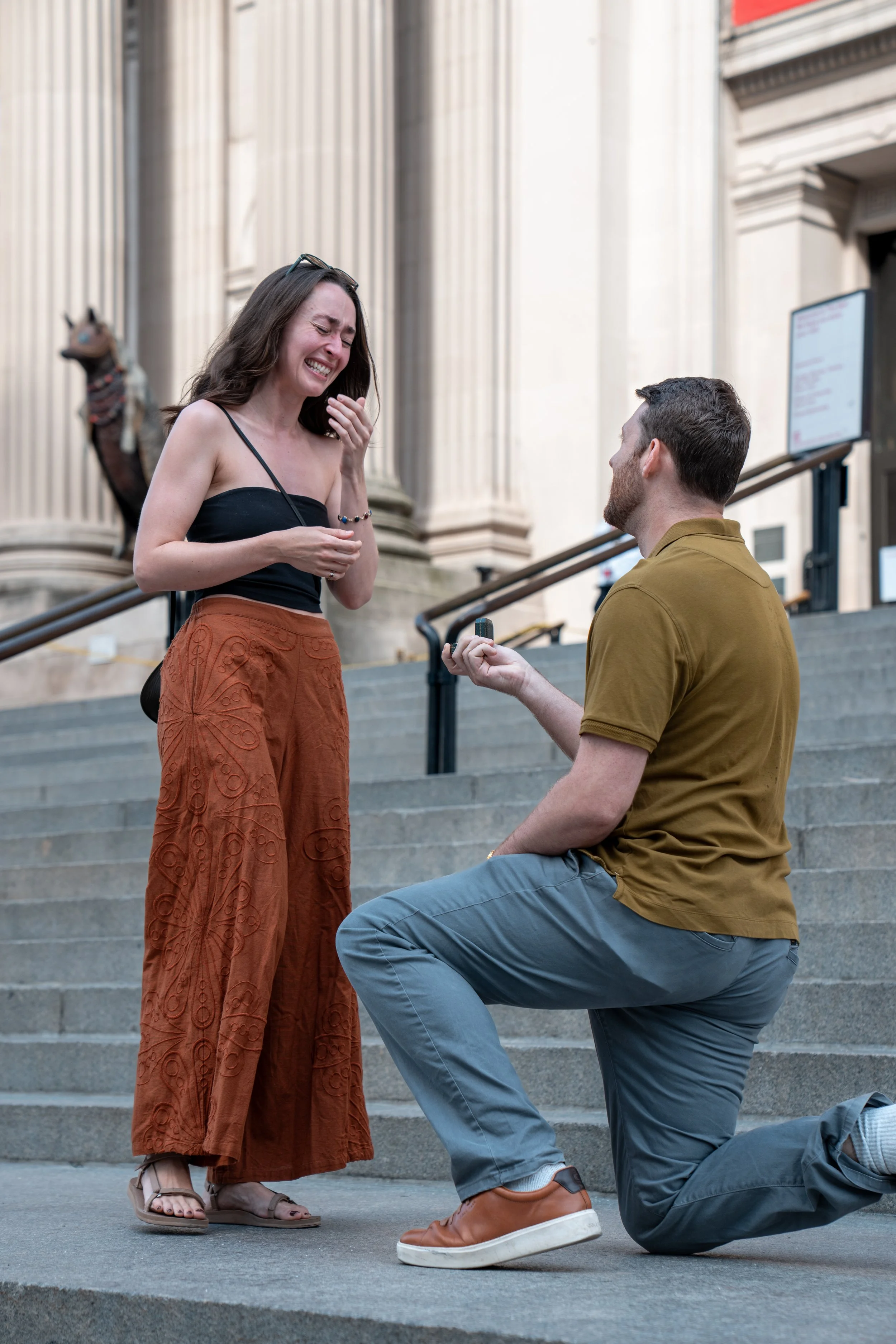 Slam Studio Photography - Upper East Side NYC Luxury Proposal Photographer - Travis and Liza Fishstein Proposal at The Met - June 2026 - UES 10028 -17.jpg