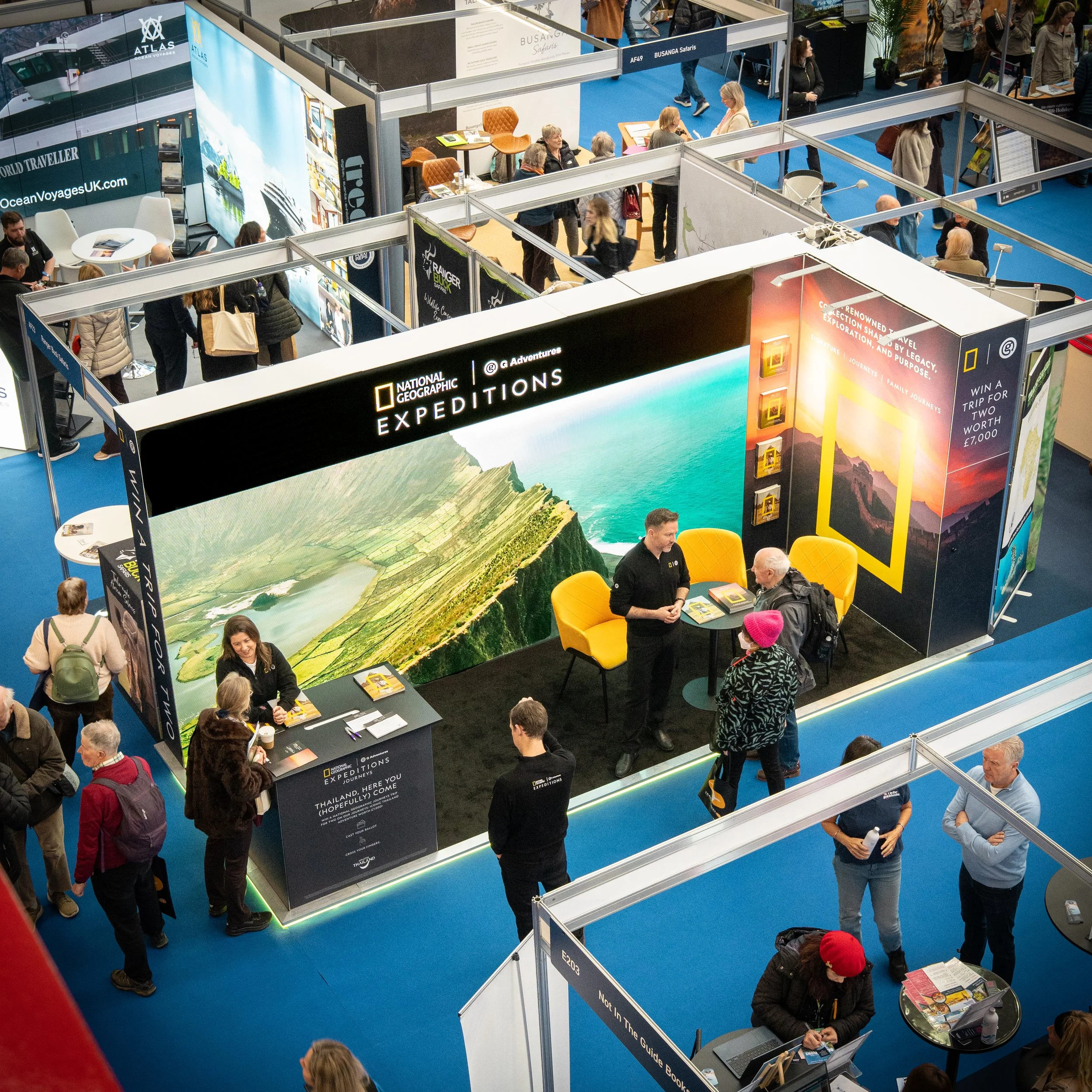 Ambien®360_Exhibition Stand with LED Screen