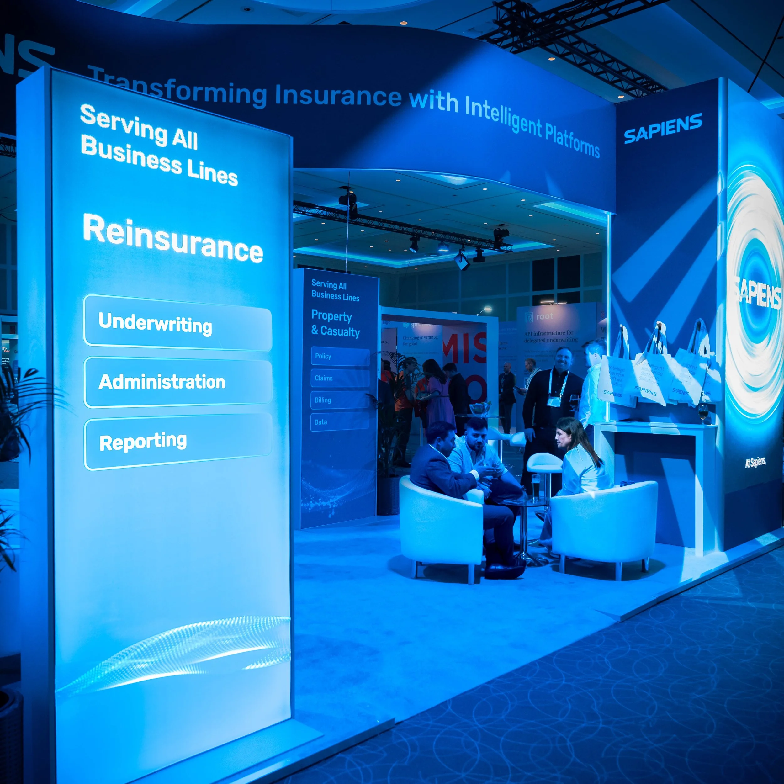 Ambien®360 - Sapiens Exhibition Stand - Insurtech Insights at the O2 Intercontinental 2026