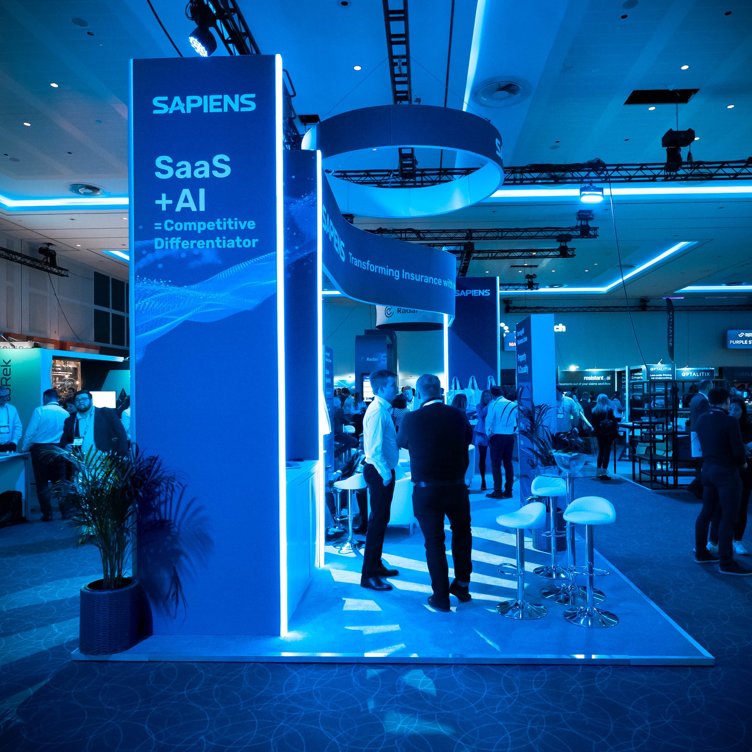 Ambien®360 - Sapiens Exhibition Stand - Insurtech Insights at the O2 Intercontinental 2026