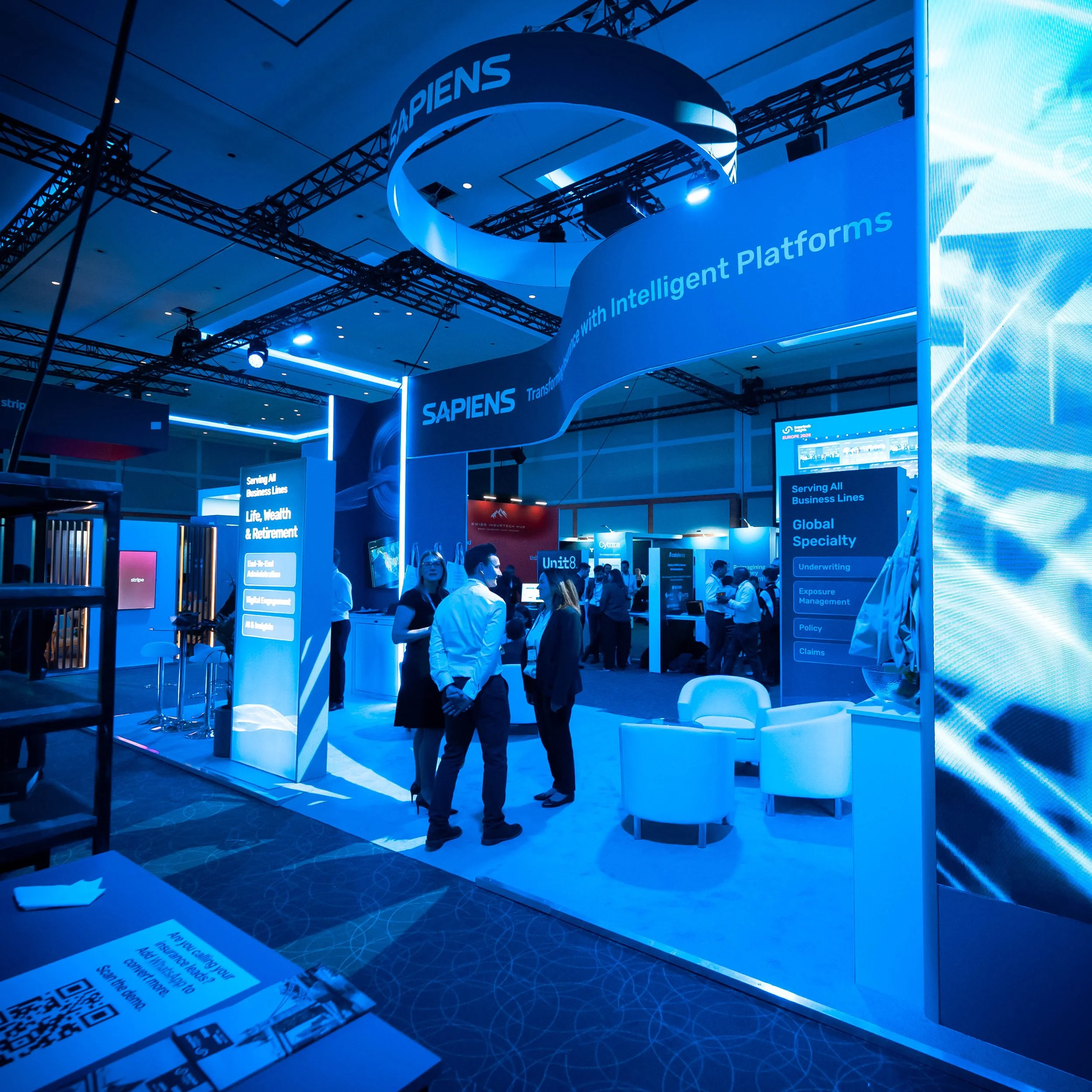 Ambien®360 - Sapiens Exhibition Stand - Insurtech Insights at the O2 Intercontinental 2026