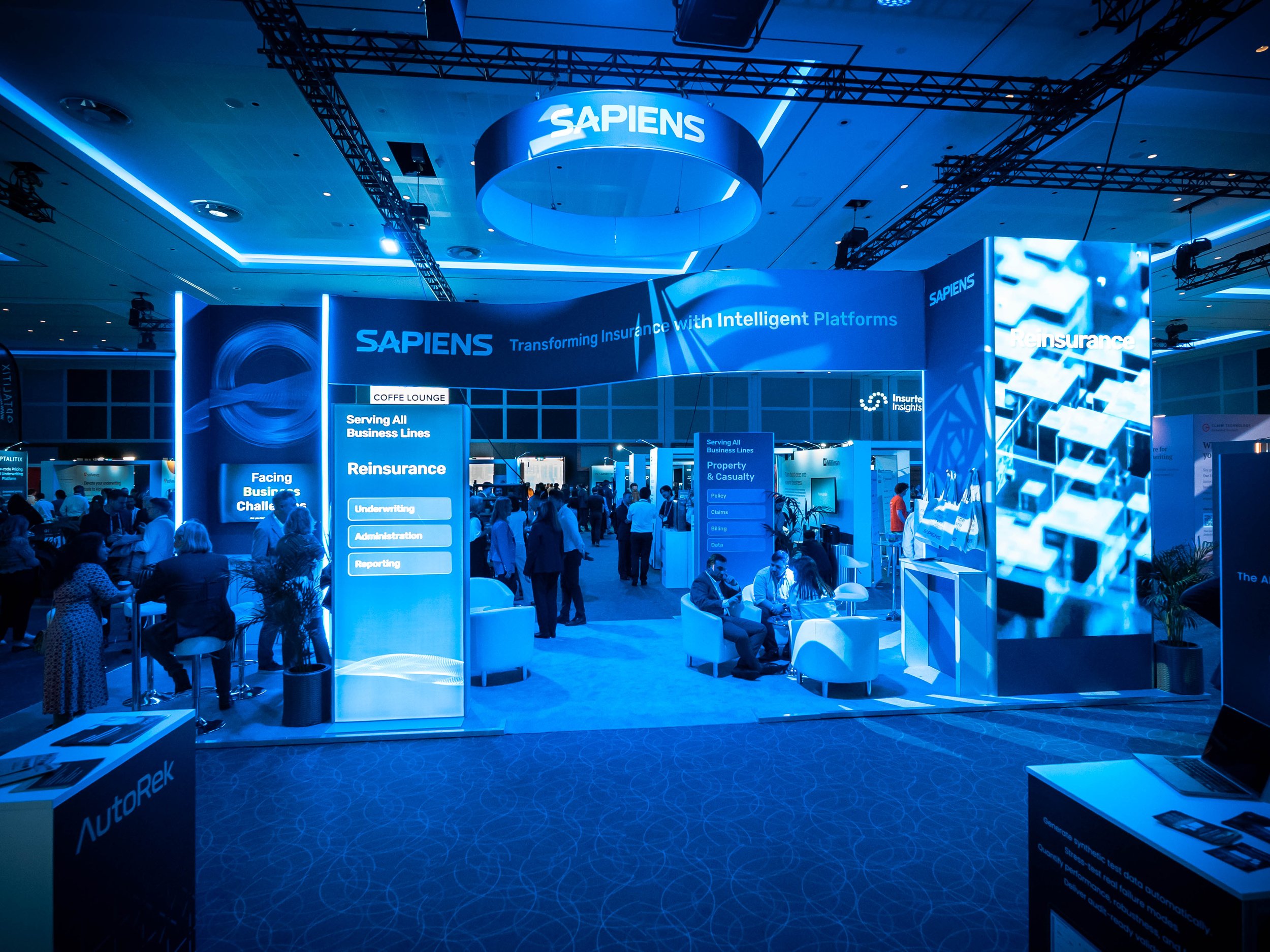 Ambien®360 - Sapiens Exhibition Stand - Insurtech Insights at the O2 Intercontinental 2026