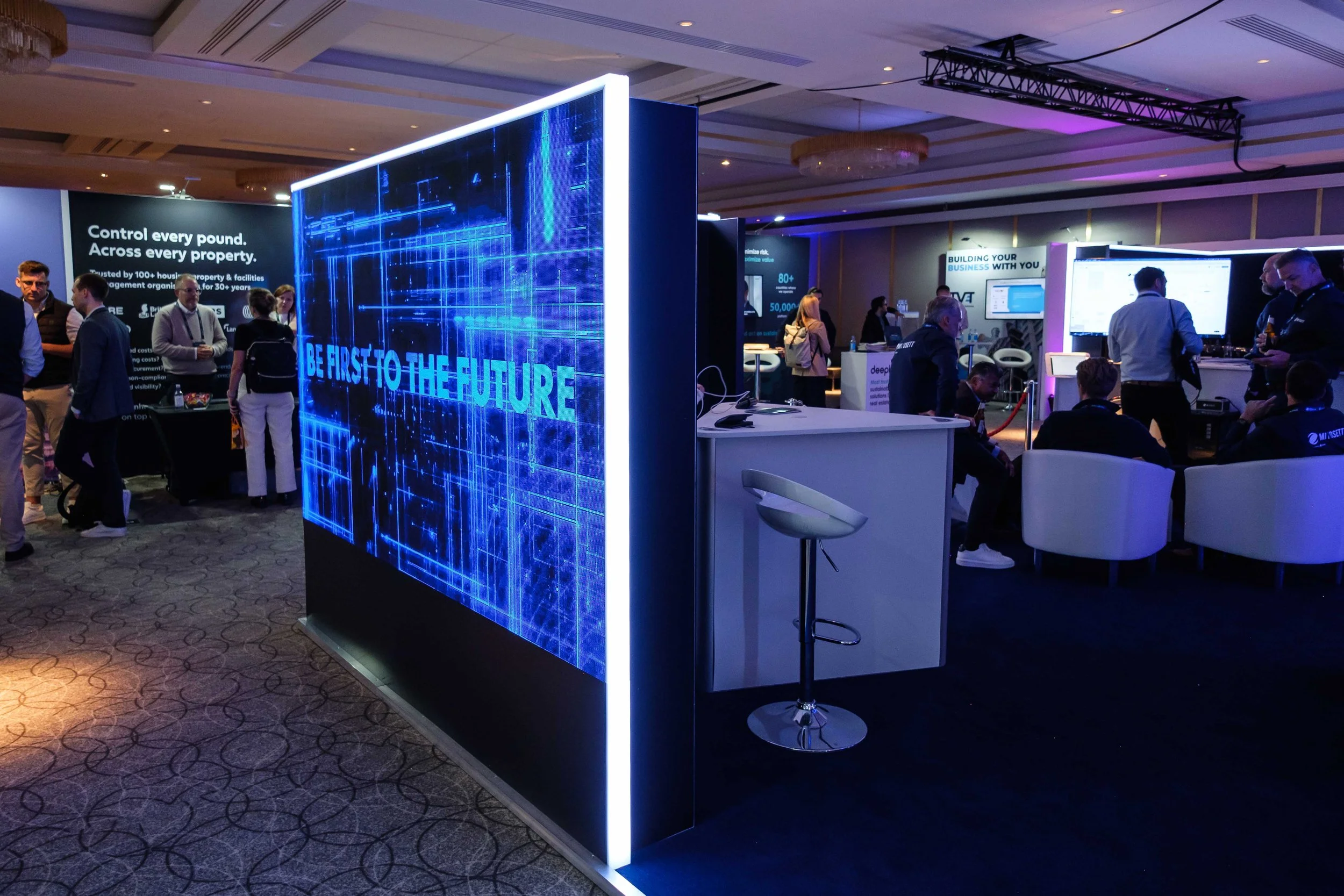 Mindset Exhibition Stand - Proptech at O2 Intercontinental - Ambien®360