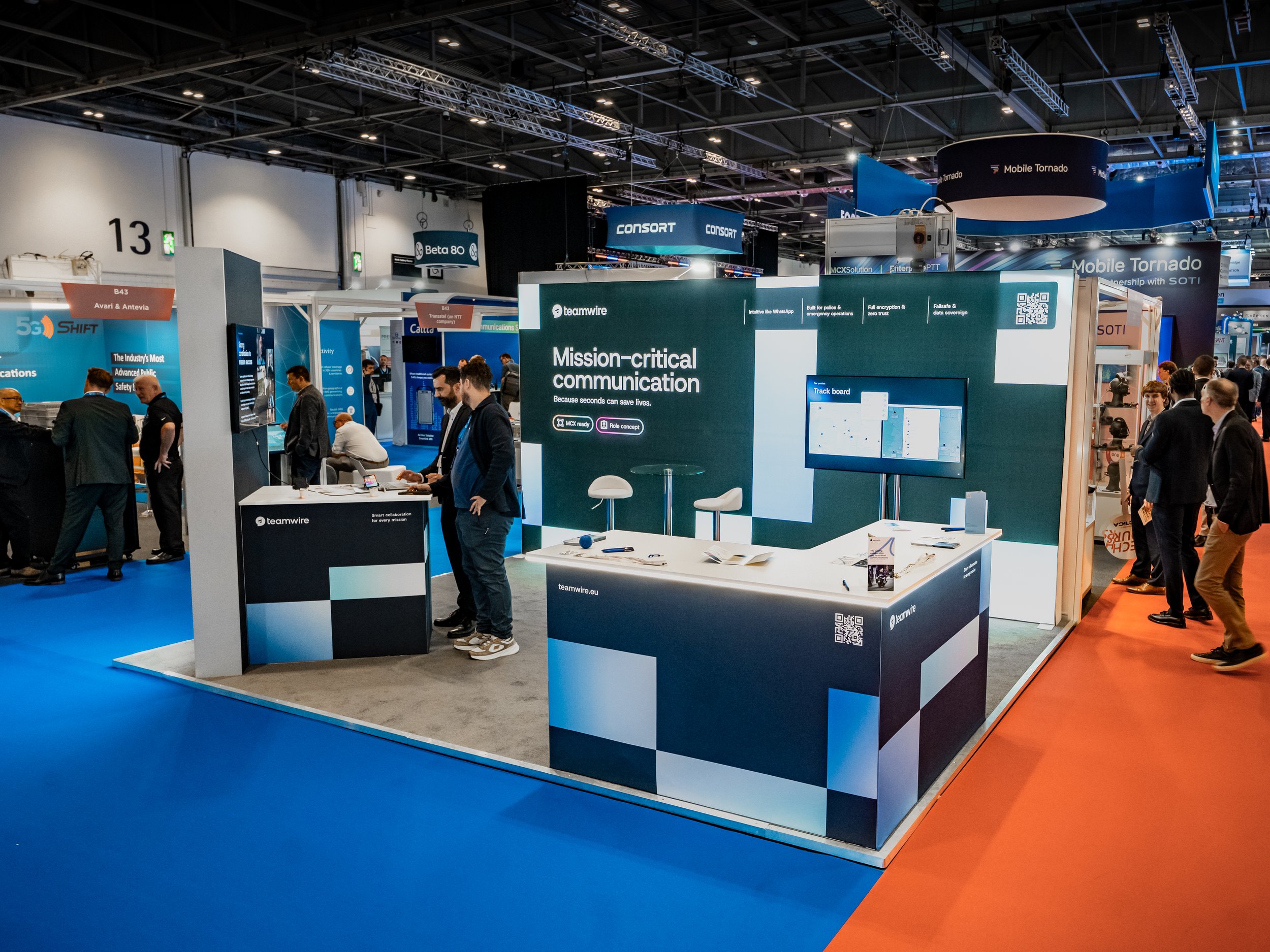 Teamwire Ambien®360 Exhibition Stand