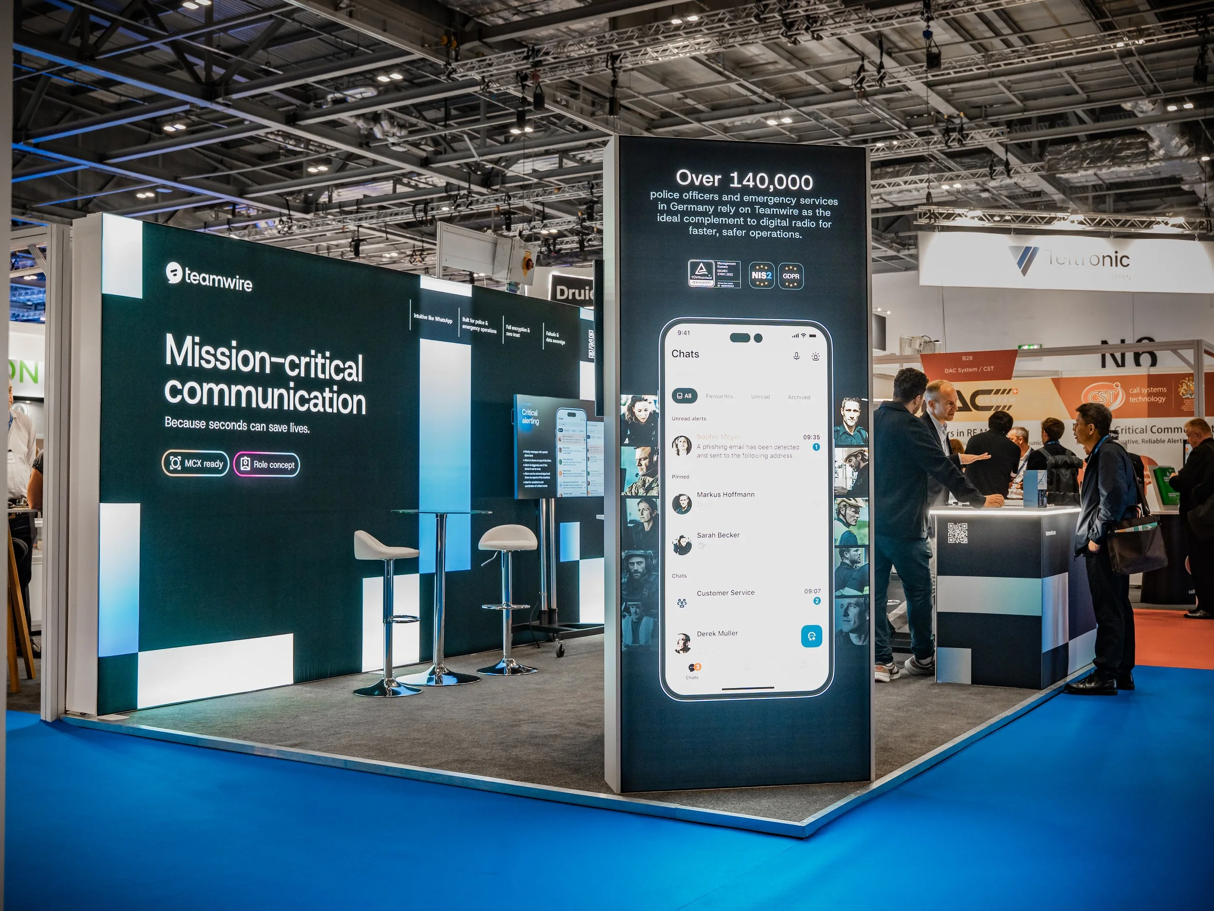 Teamwire Ambien®360 Exhibition Stand
