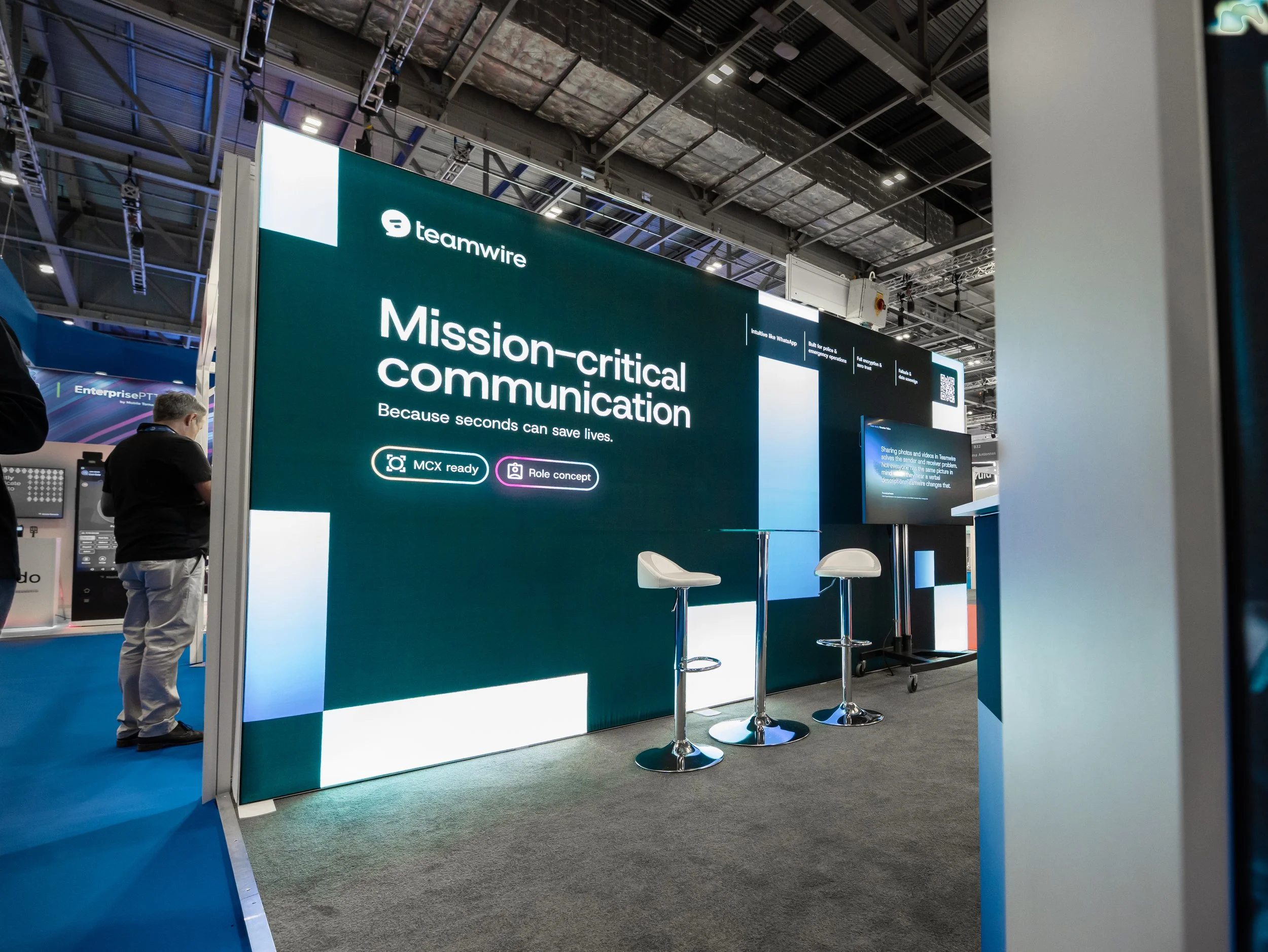 Teamwire Ambien®360 Exhibition Stand