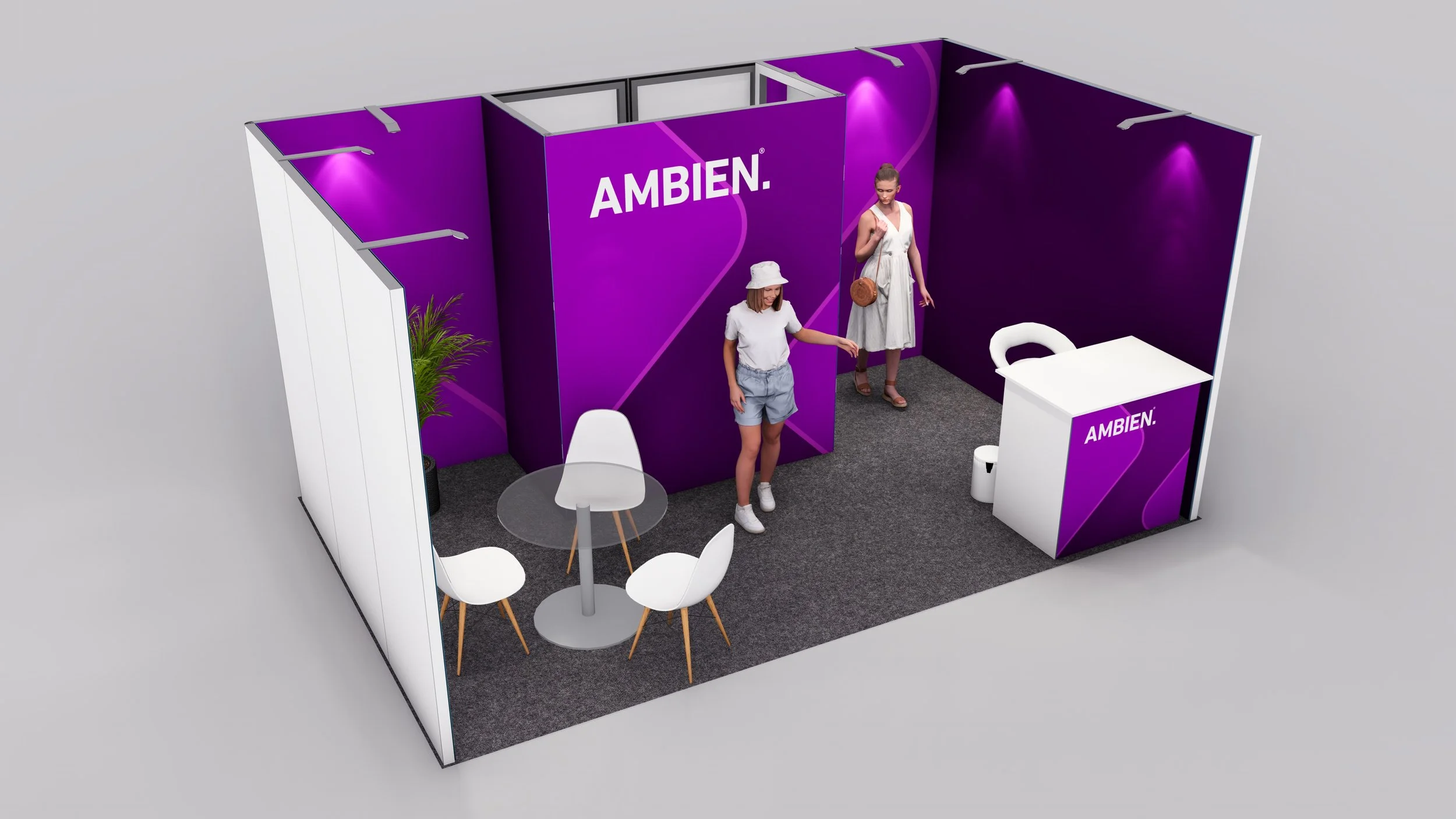 Row Core Exhibition Stand - 5m x 3m