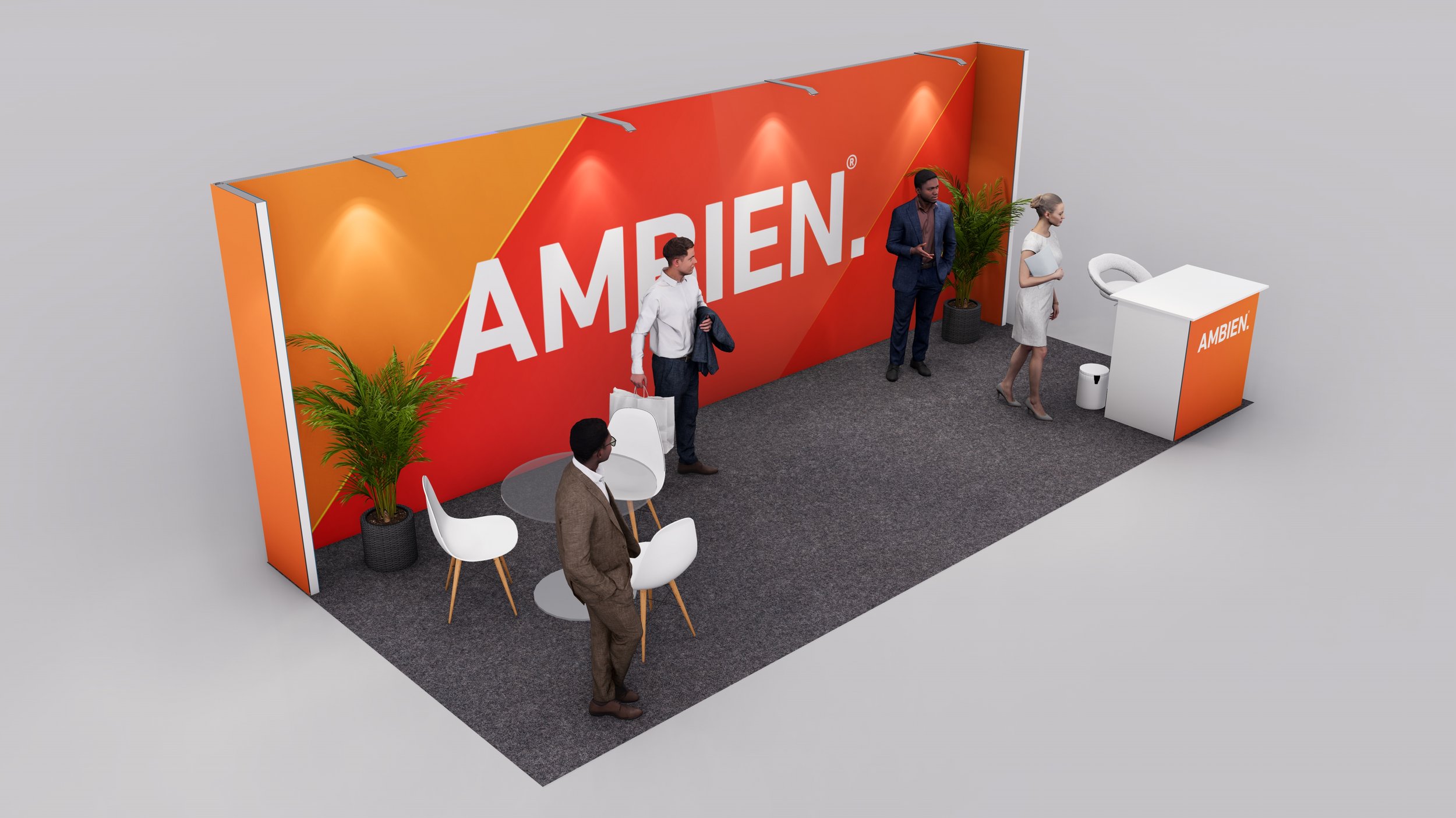 Peninsula Core Exhibition Stand - 7m x 3m