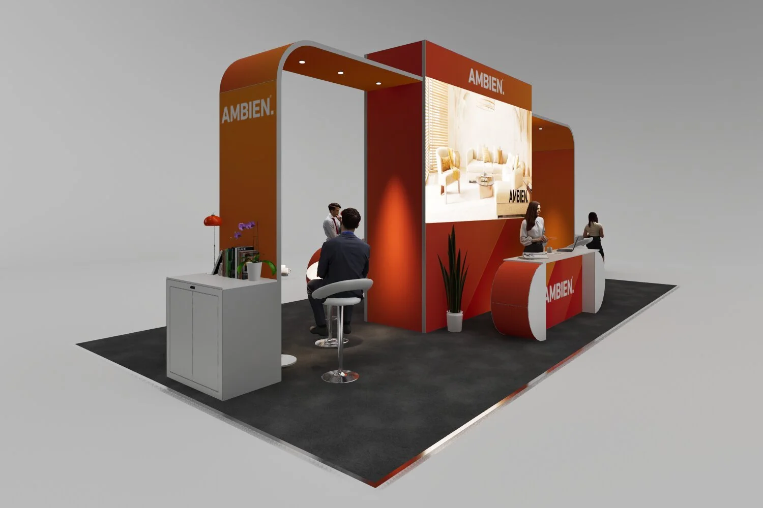 Island Elite Exhibition Stand - 10m x 5m