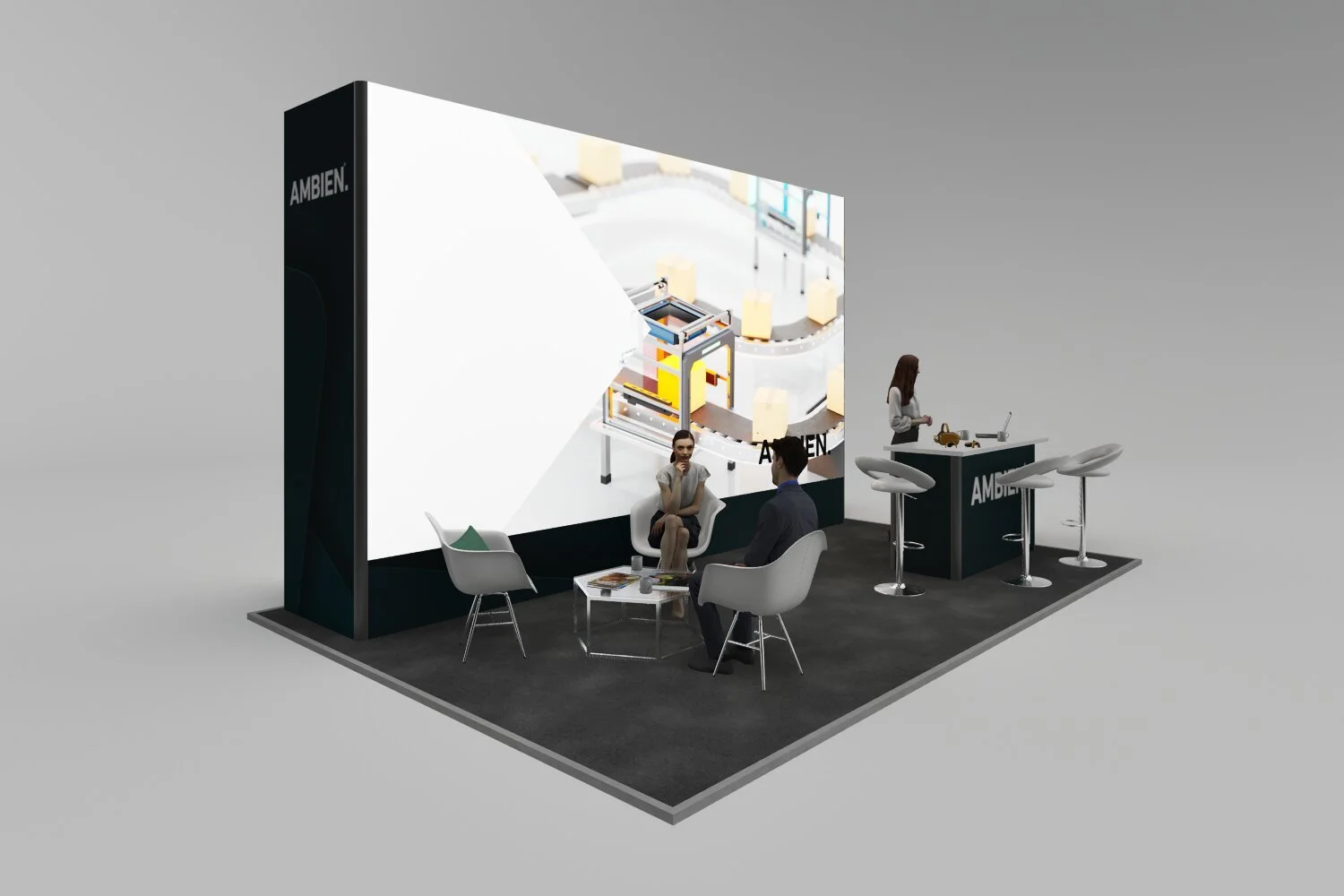 Pro Peninsula Exhibition Stand - 6m x 4m