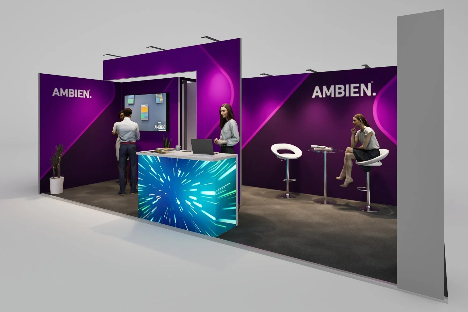 Premium Five exhibition Stand